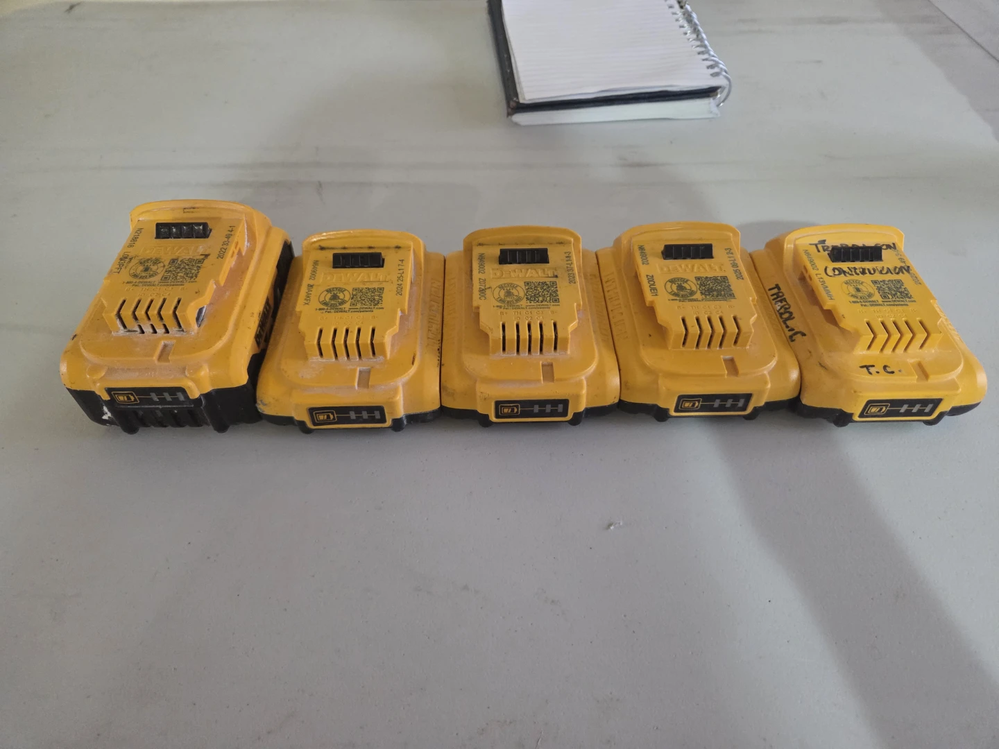 DeWalt 20V MAX Lithium Ion Battery Packs