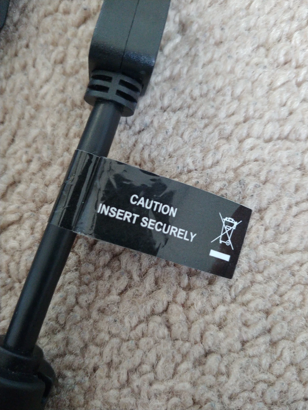 Black DisplayPort Cable - photo 2