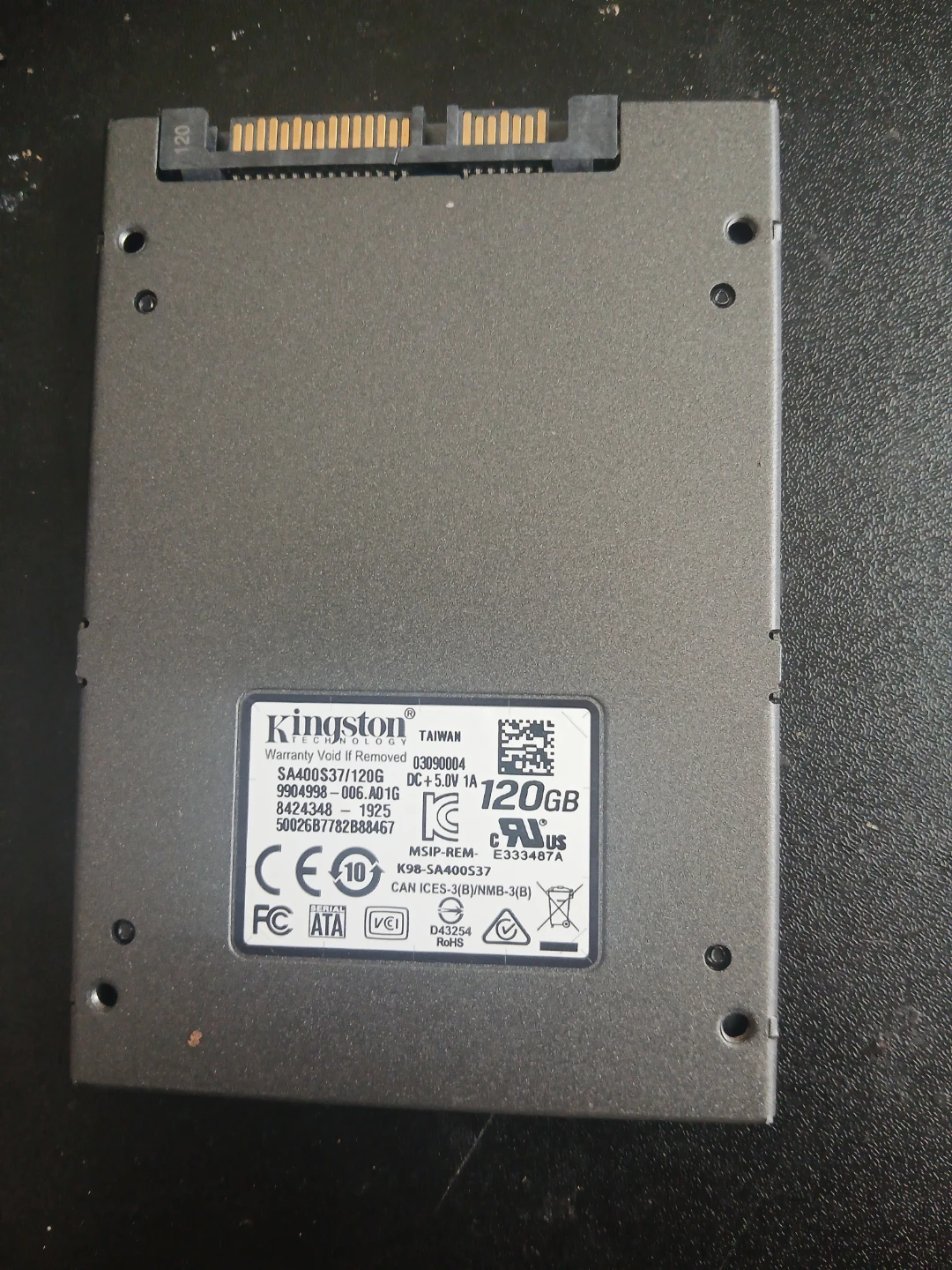Kingston 2.5" 120GB ssd - photo 2