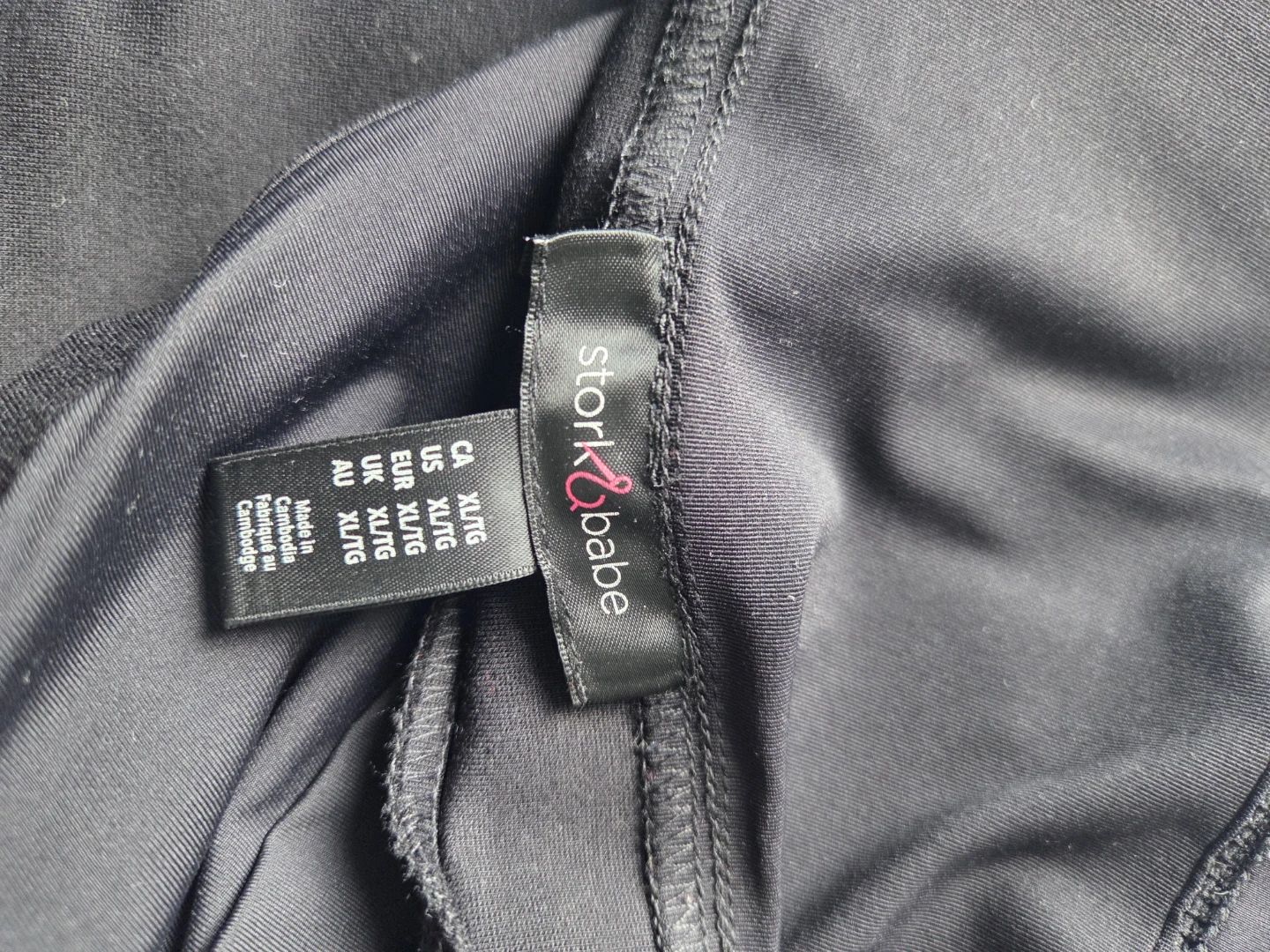Stork & Babe Black Maternity Pants XL/TG - photo 2