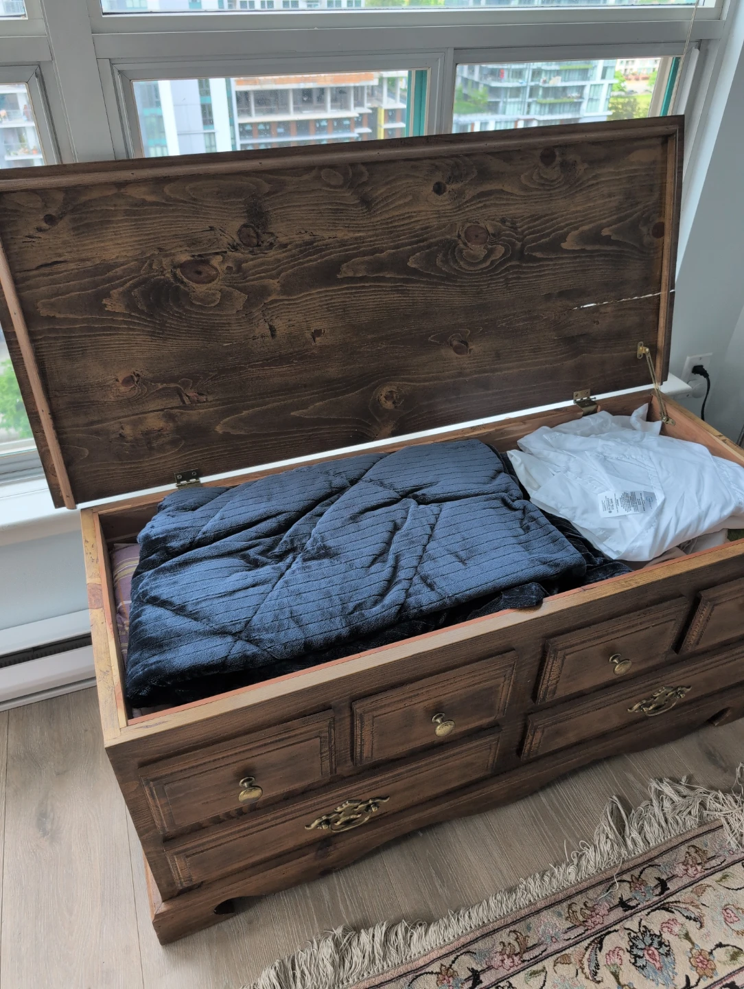 Wooden Chest with Drawers - photo 4