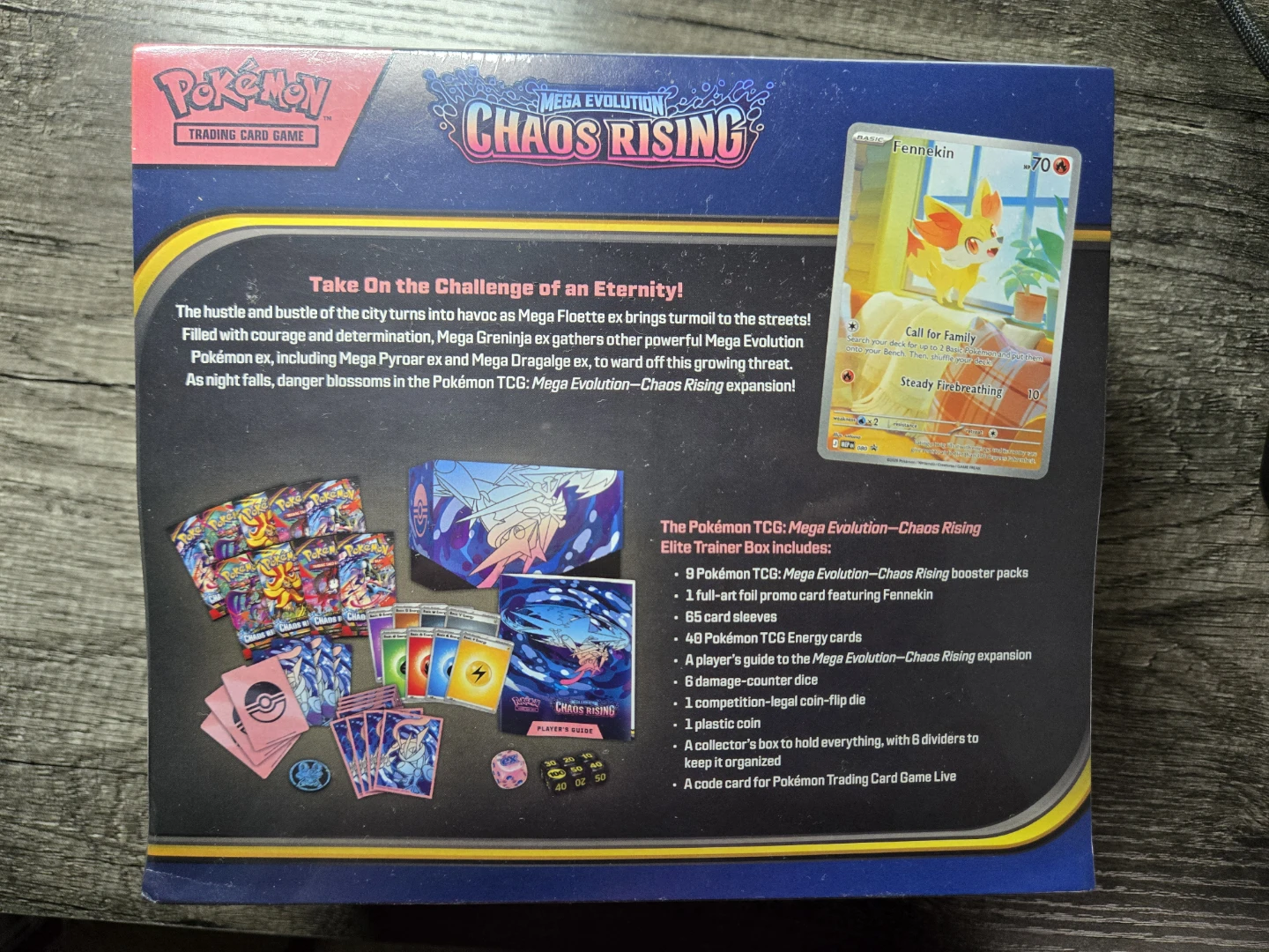 Pokemon Mega Evolution Chaos Rising Elite Trainer Box - photo 2