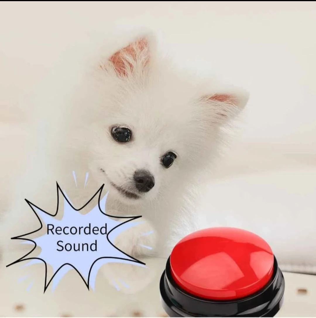 4 pack Voice Recording Button,Dog Buttons for ... - photo 2