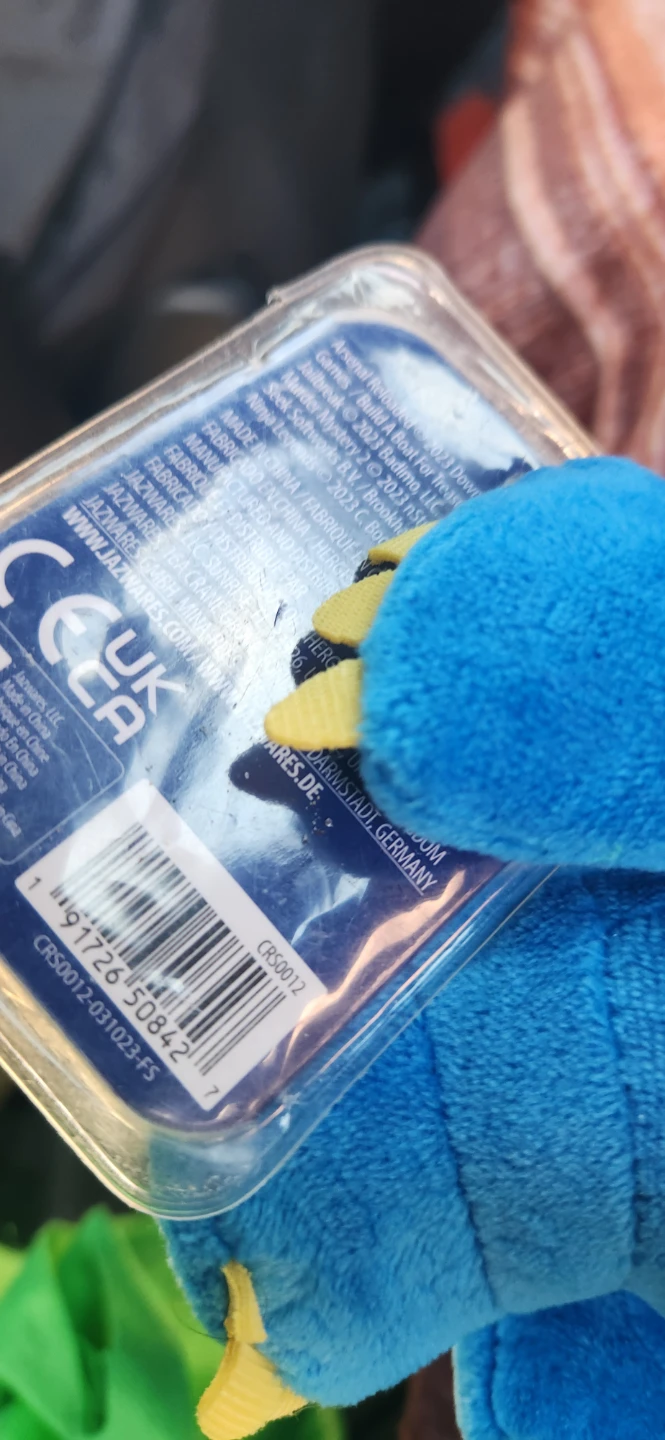 Blue Plush Monster Toy - photo 3