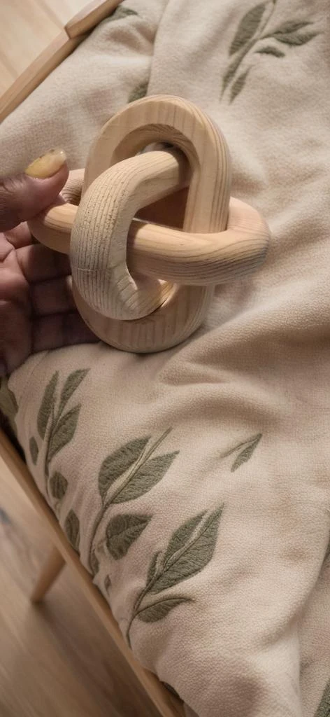 🥕Wooden Interlocking Knot Sculpture - photo 3