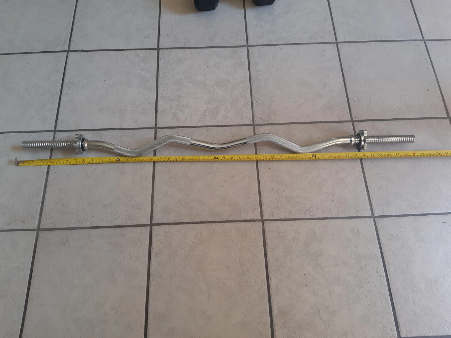 Curl Barbell Weight Bar with Collars
