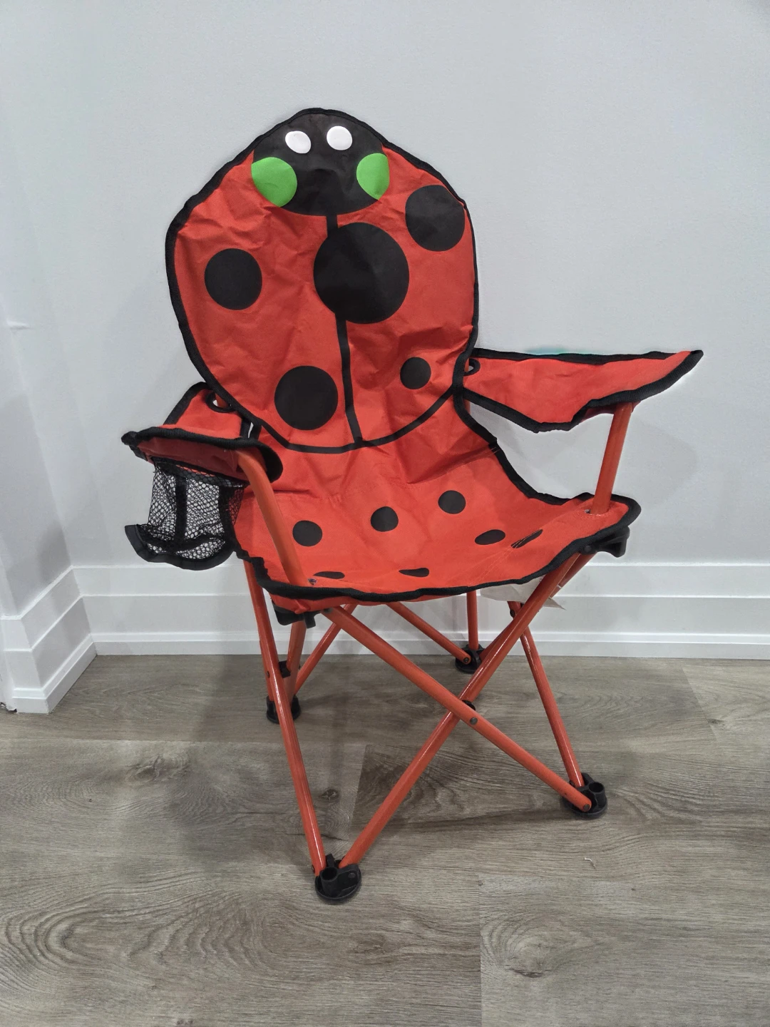 Kids Ladybug Folding  Chair with Carry Bag