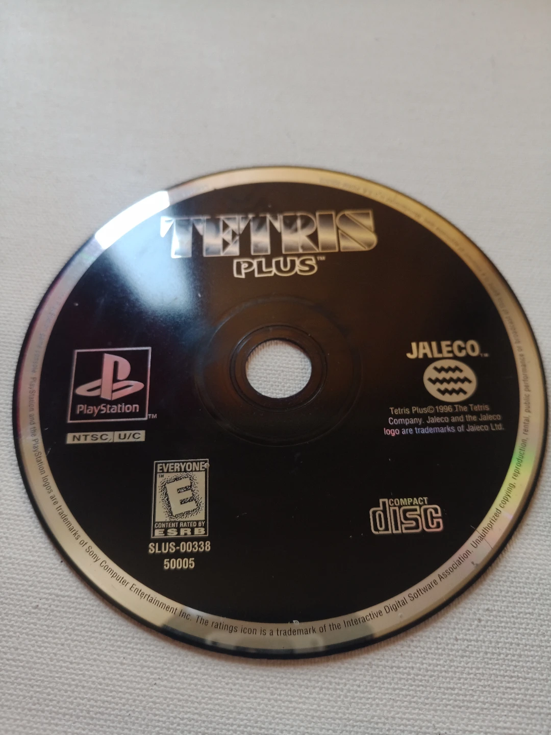 Tetris Plus PlayStation 1 PS1 Game Disc