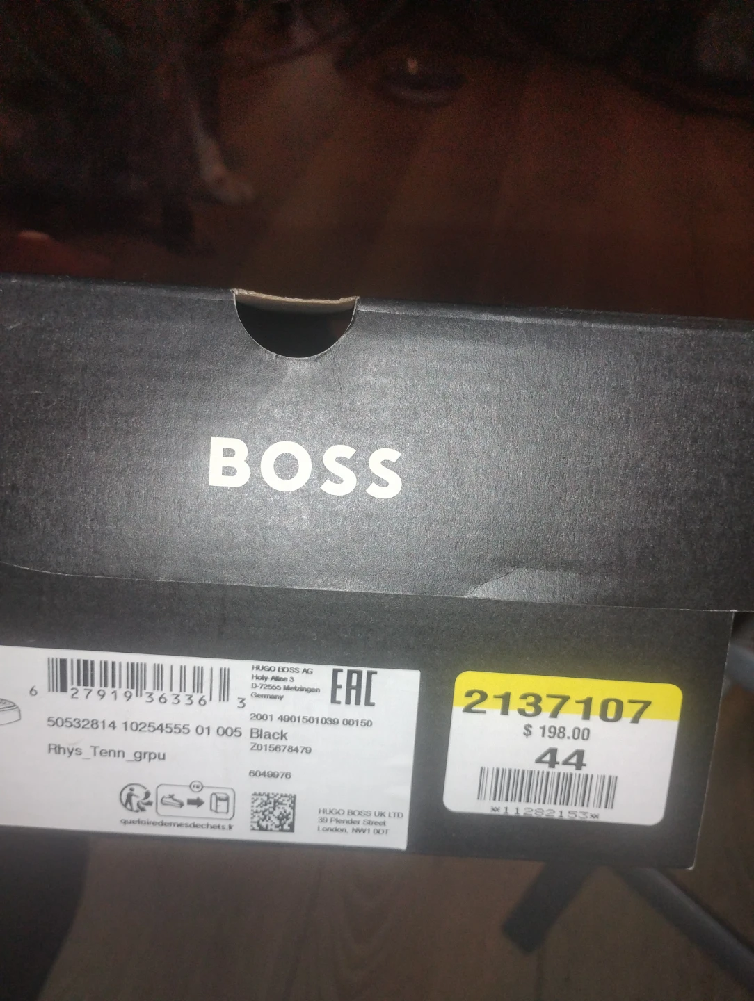 BOSS Hugo Boss Black Rhys Tenn GRPU Sneakers - Size 44 - photo 2