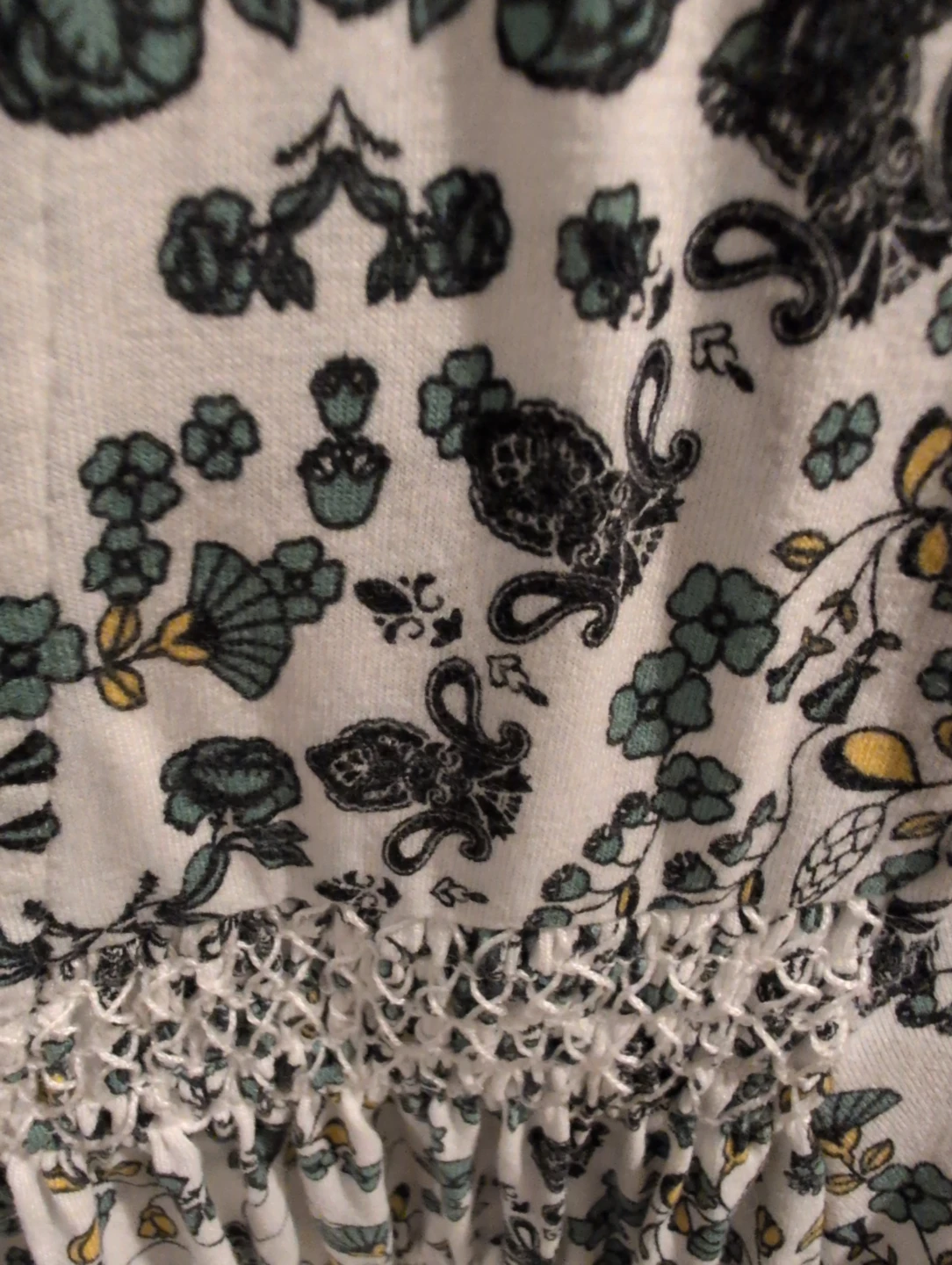 Women's Floral Smocked Top - photo 2