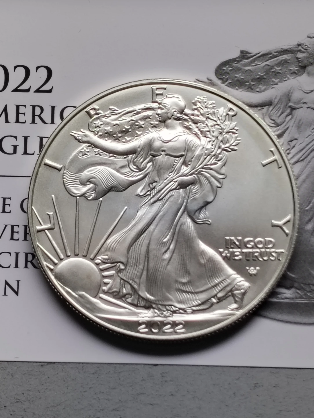 2022 American Silver Eagle One Ounce Uncirculated Coin - photo 3