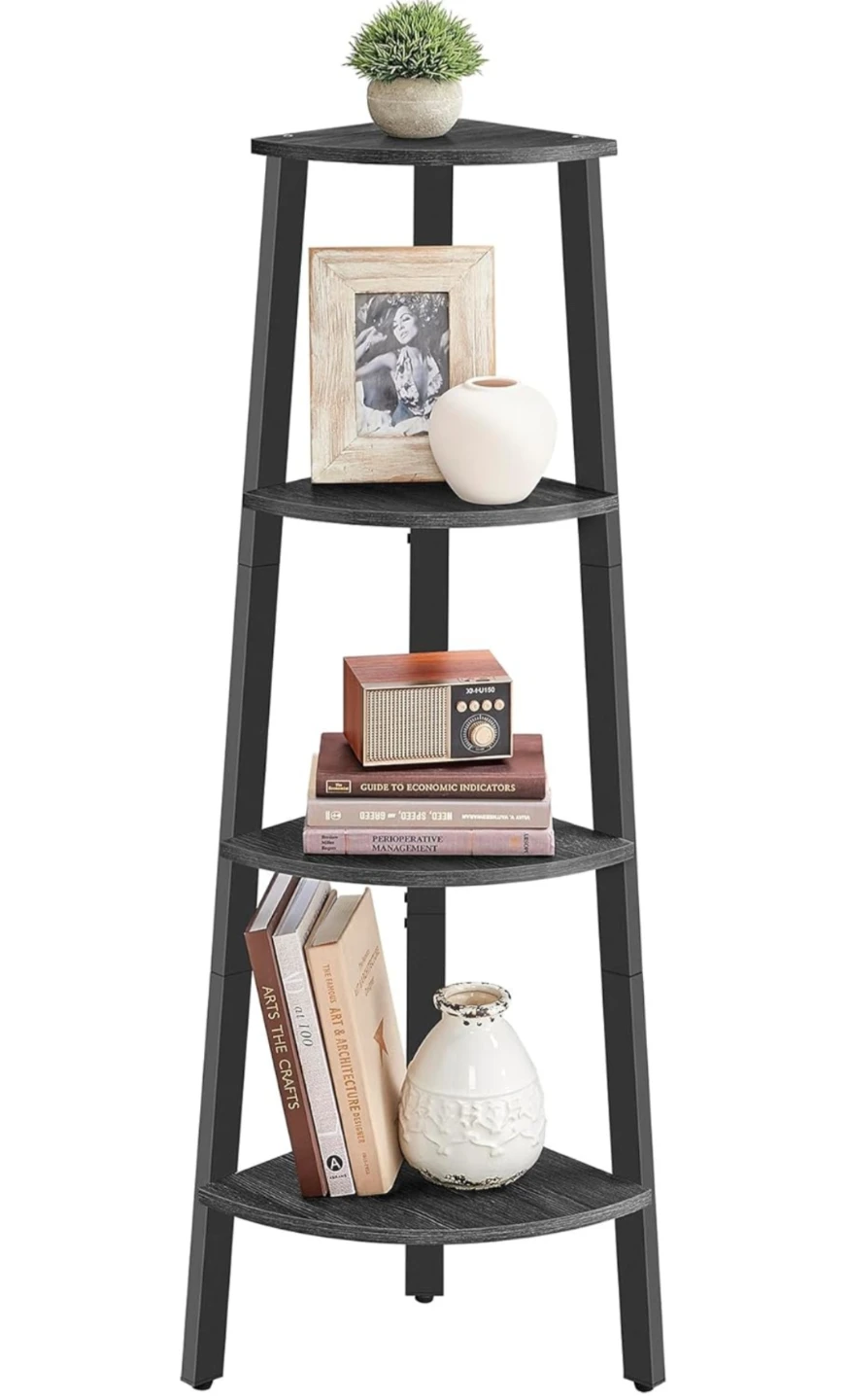 VASAGLE 4-Tier Corner Shelf - photo 2