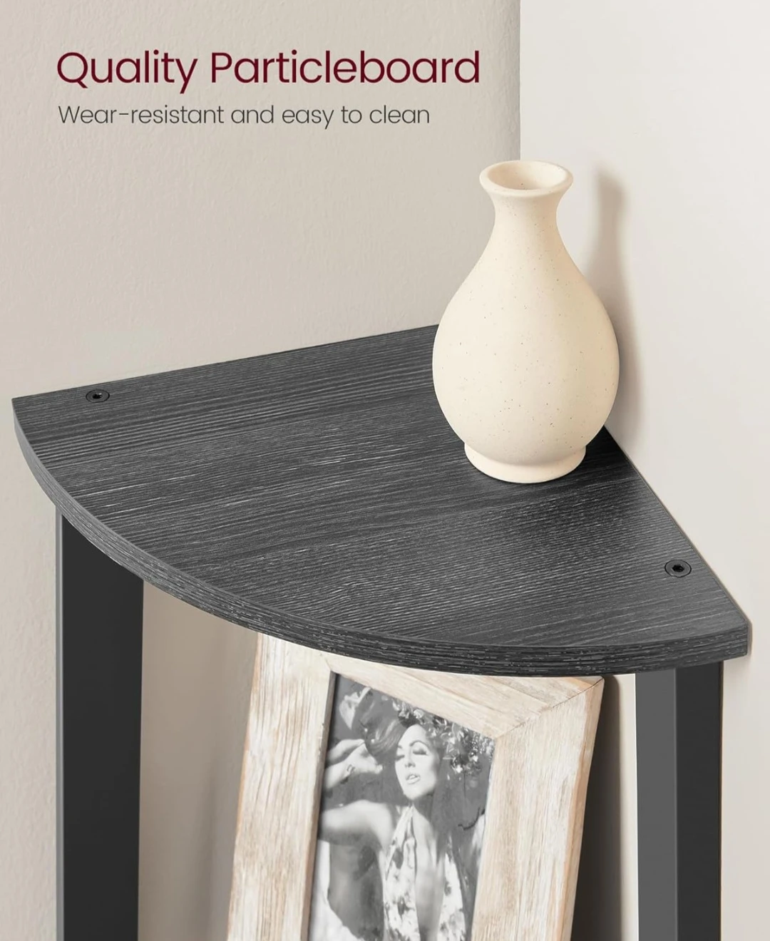 VASAGLE 4-Tier Corner Shelf - photo 5