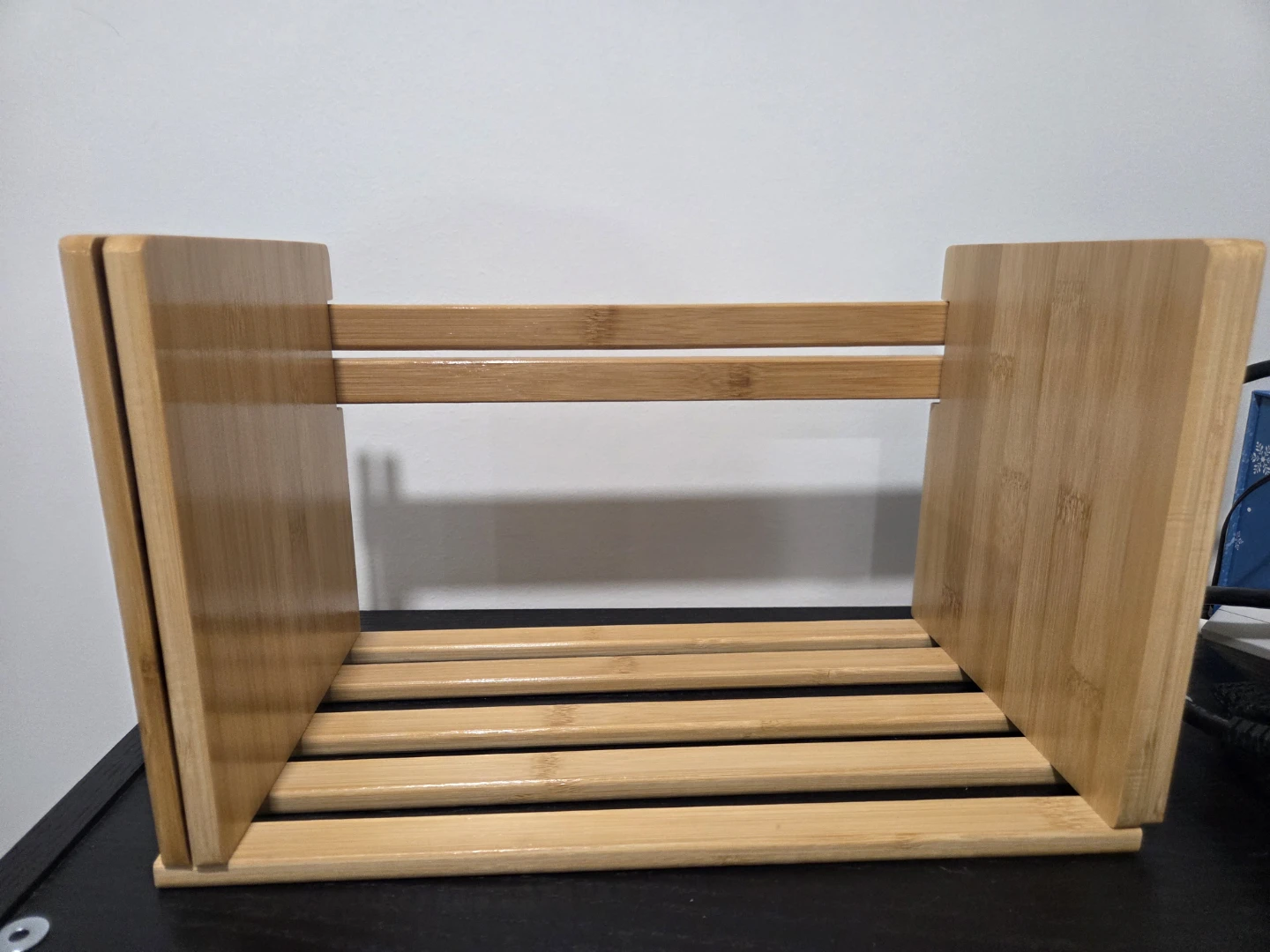 Bamboo Book Storage Shelf