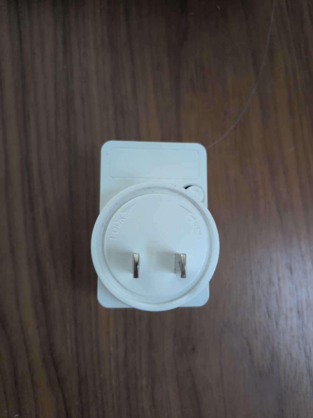 White Travel Adapter Plug