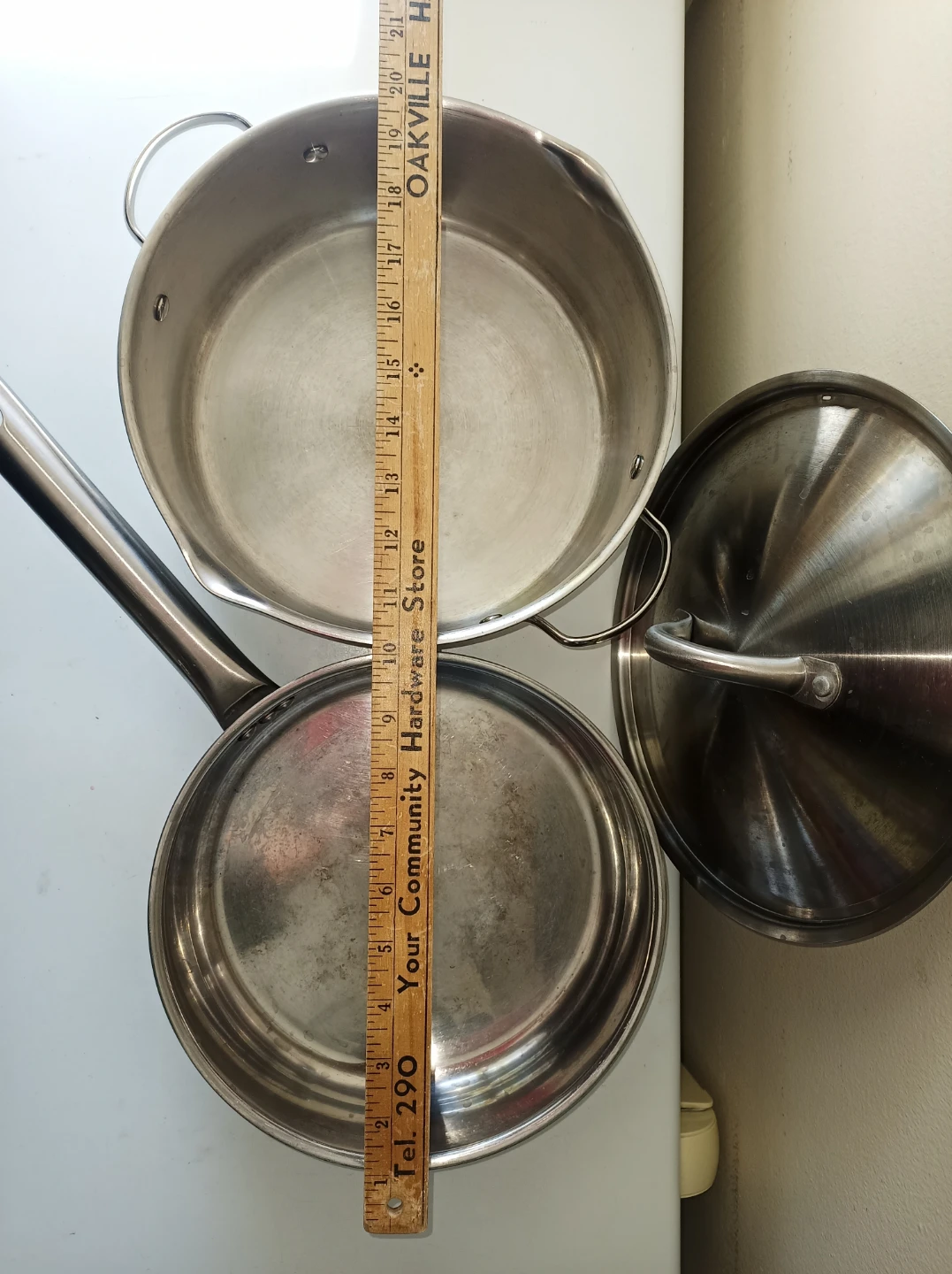 Stainless Steel Pot+Pan+Lid - photo 3