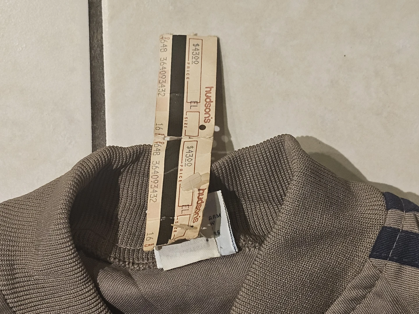 Vintage Adidas Track Jacket Retro Men  Dead Stock Tan - photo 3