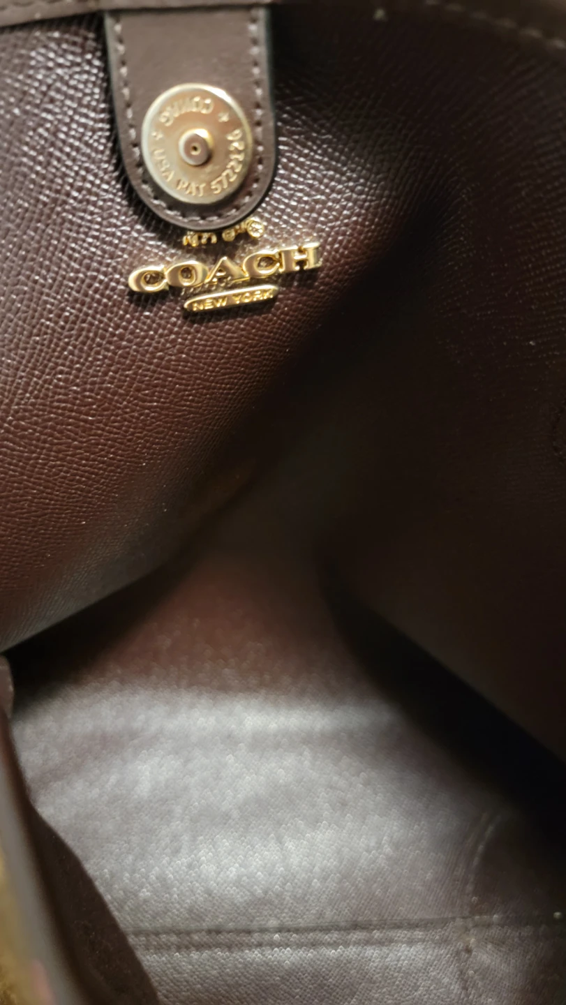 Coach City Tote In Signature Canvas With Disco Star Print - photo 5