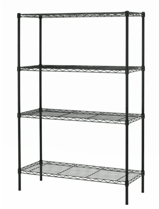 4-Tier Wire Shelving Unit