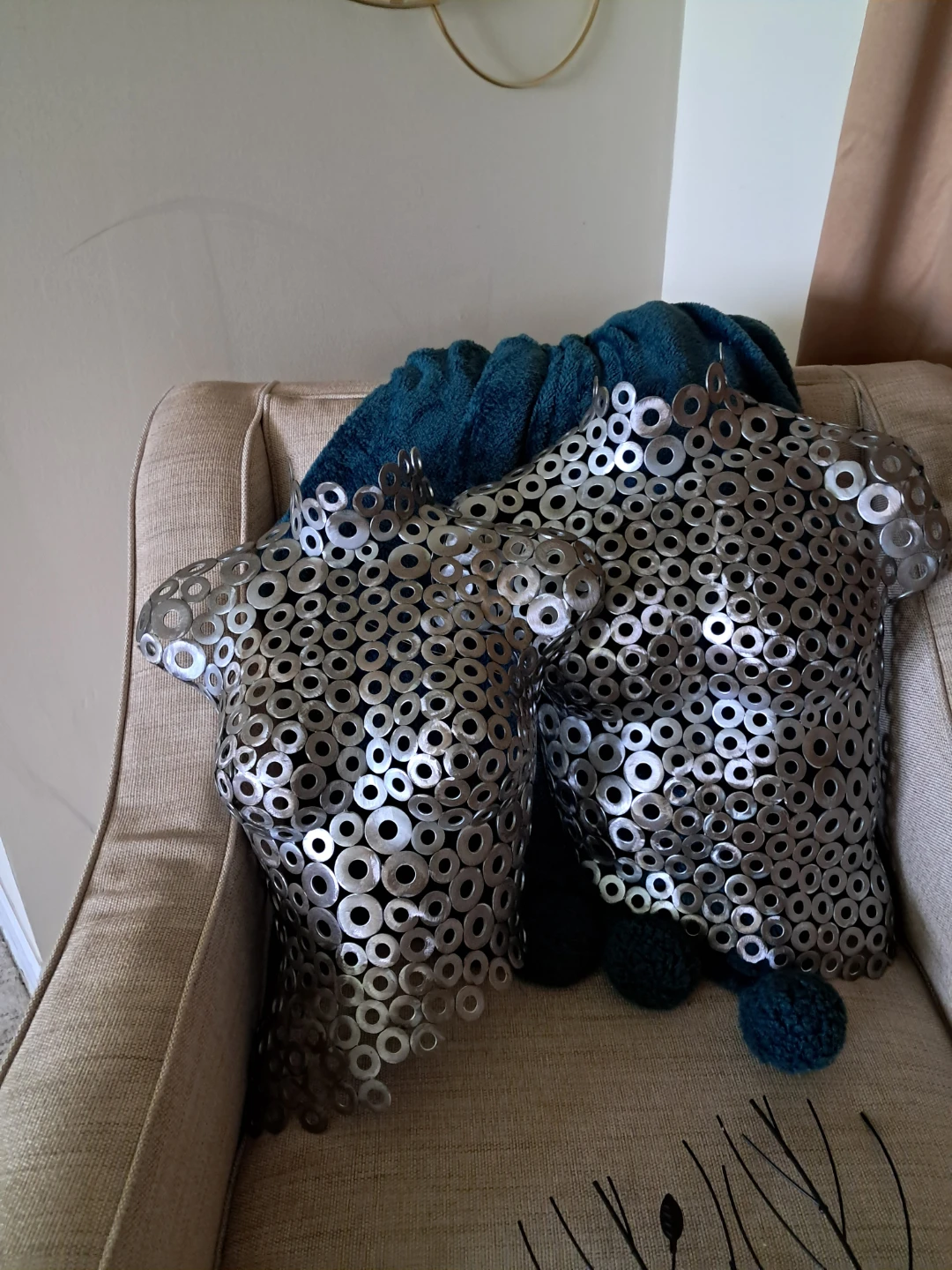 Set of 2 Metal Torso Mannequins
