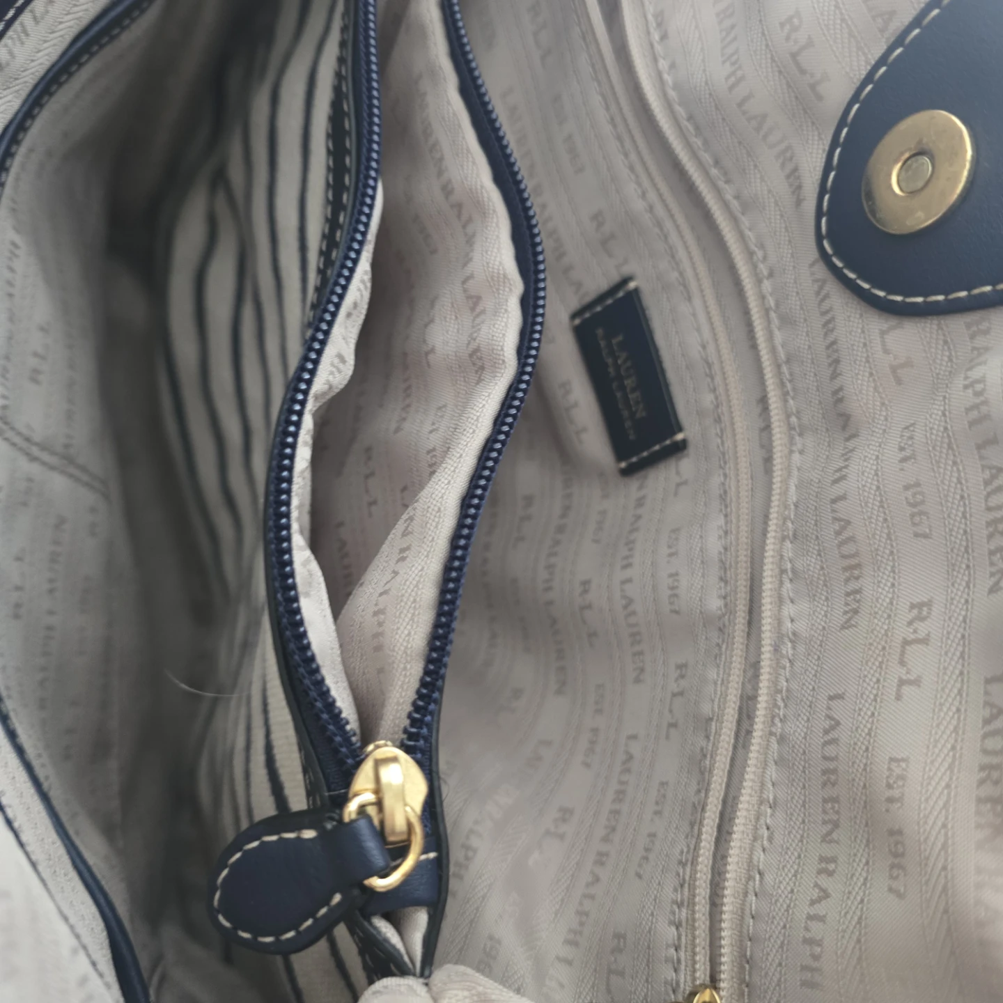 Lauren Ralph Lauren Striped Tote Bag - photo 4