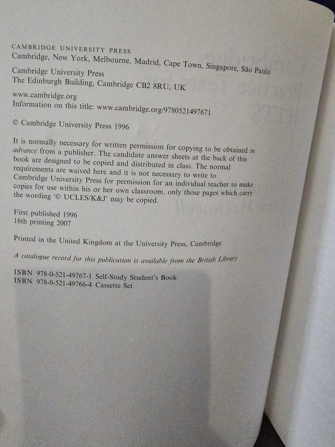 Cambridge Practice Tests for IELTS 1 Self-Study Student's Book - photo 2