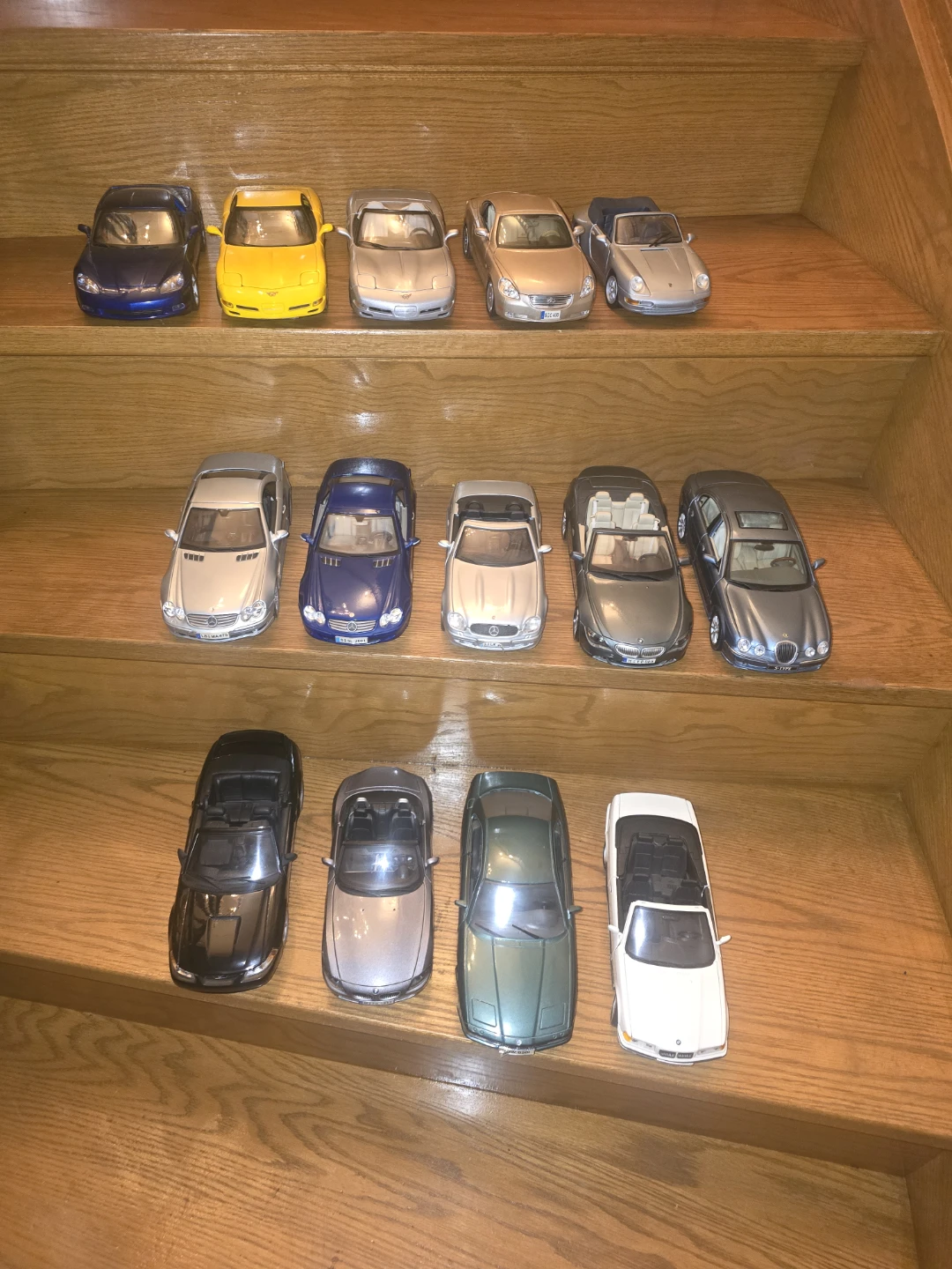 1:18 Scale Collection of Diecast Model Cars