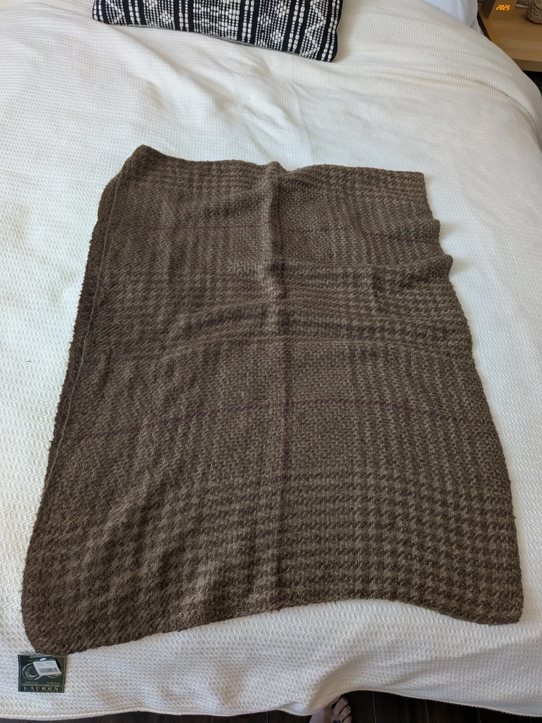 NEW Ralph Lauren The Infinity Loop Scarf Brown - photo 4