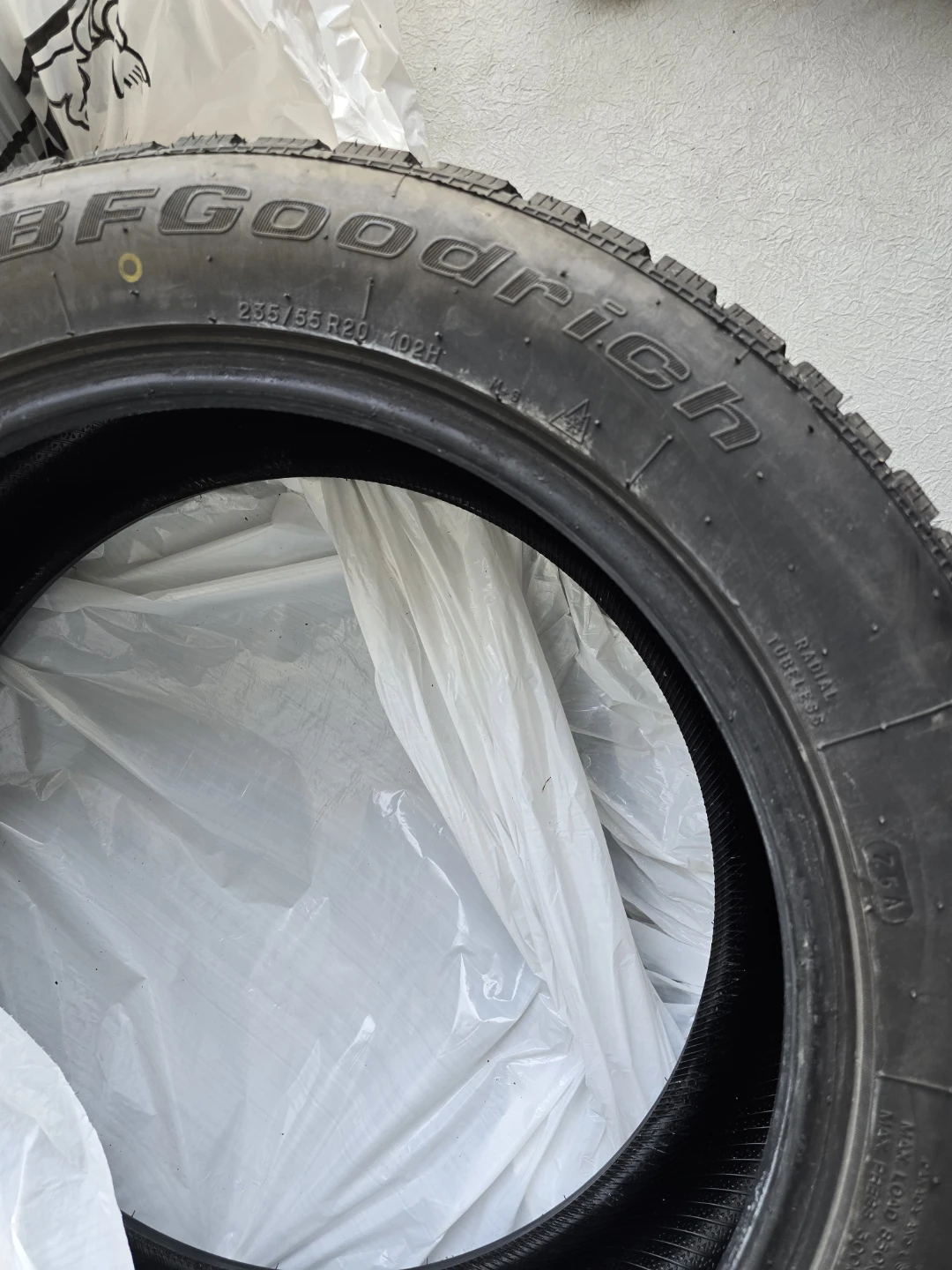Set of 4 - 235/55R20 BFGoodrich Winter Tires - photo 3