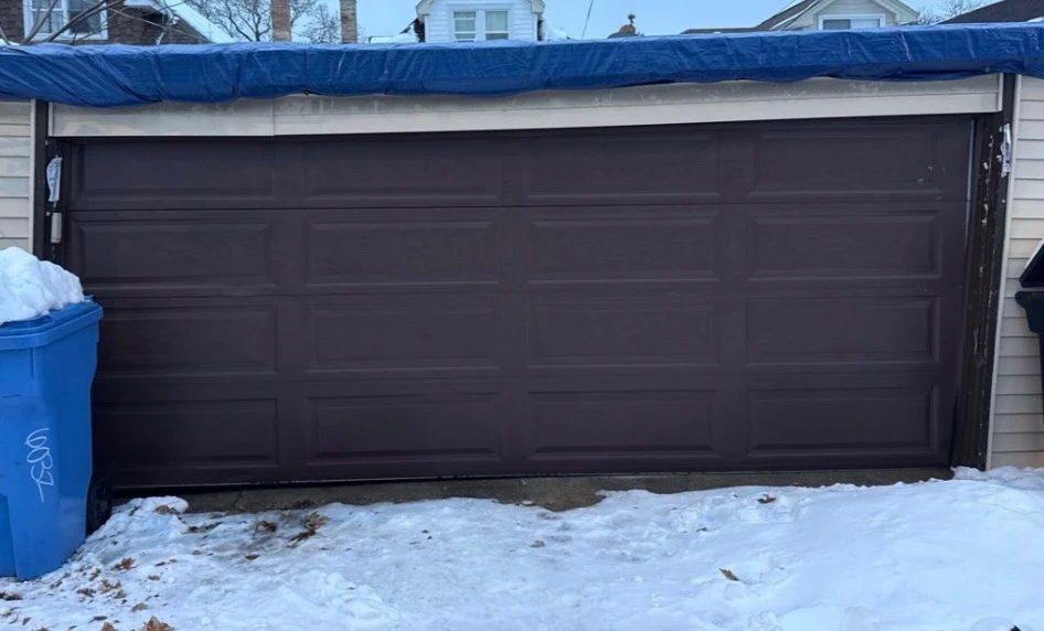 Brown Garage Door