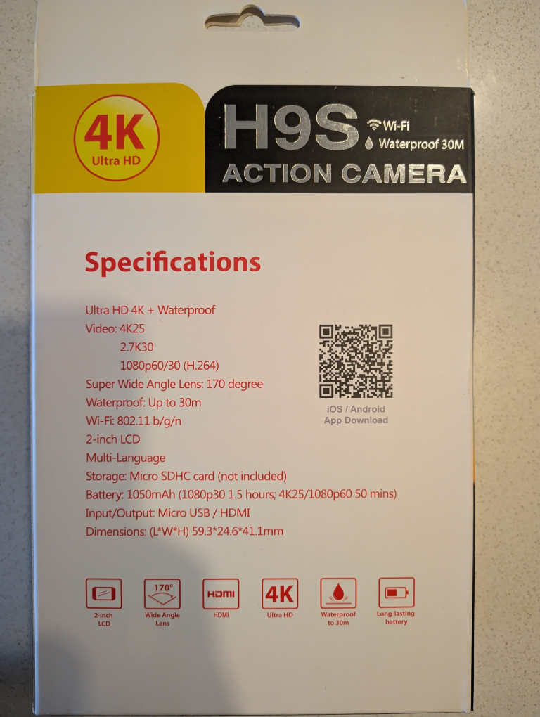 4K Action Camera with Accessories (barely used) - photo 2