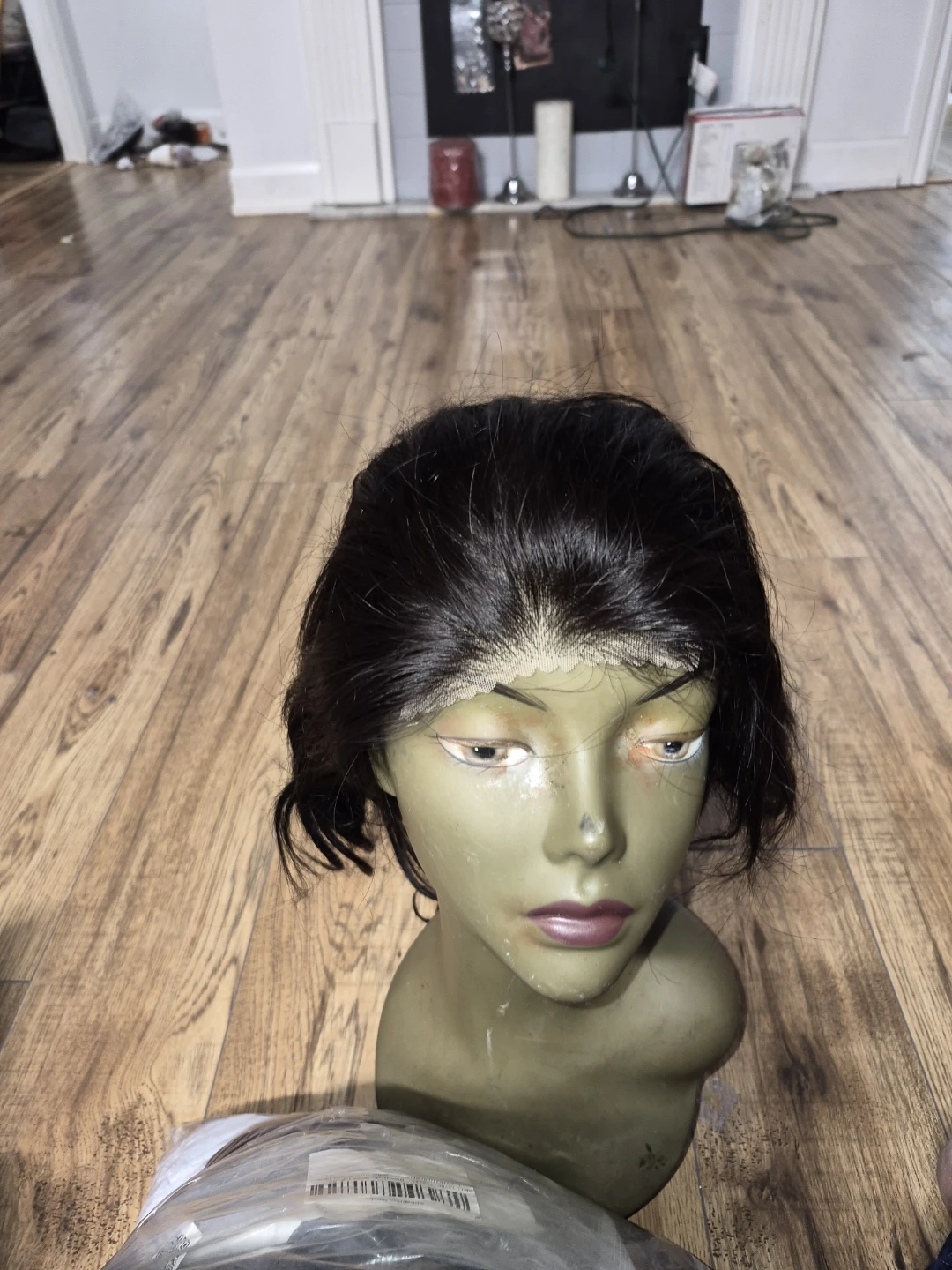 Black Short Curly Wig - photo 5