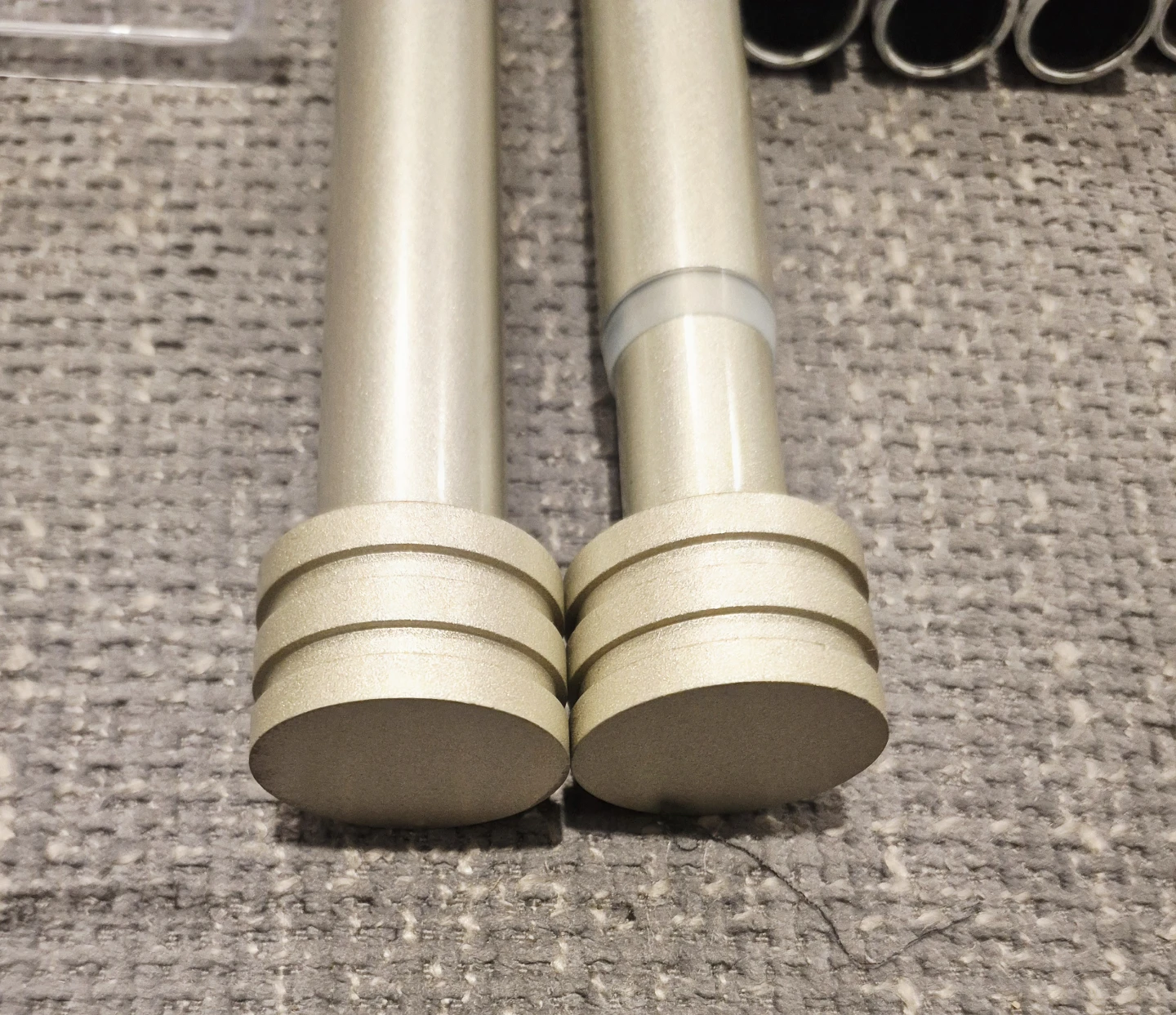 Curtain Rod Heavy Duty 36"-120" with No Drill Brackets - photo 3