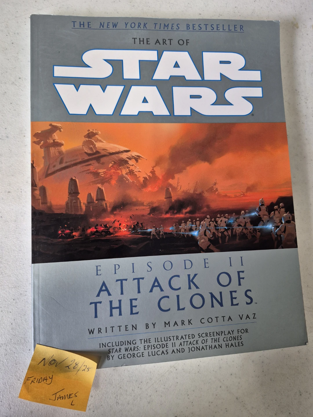 The Art of Star Wars Episode II Attack of the Clones Book