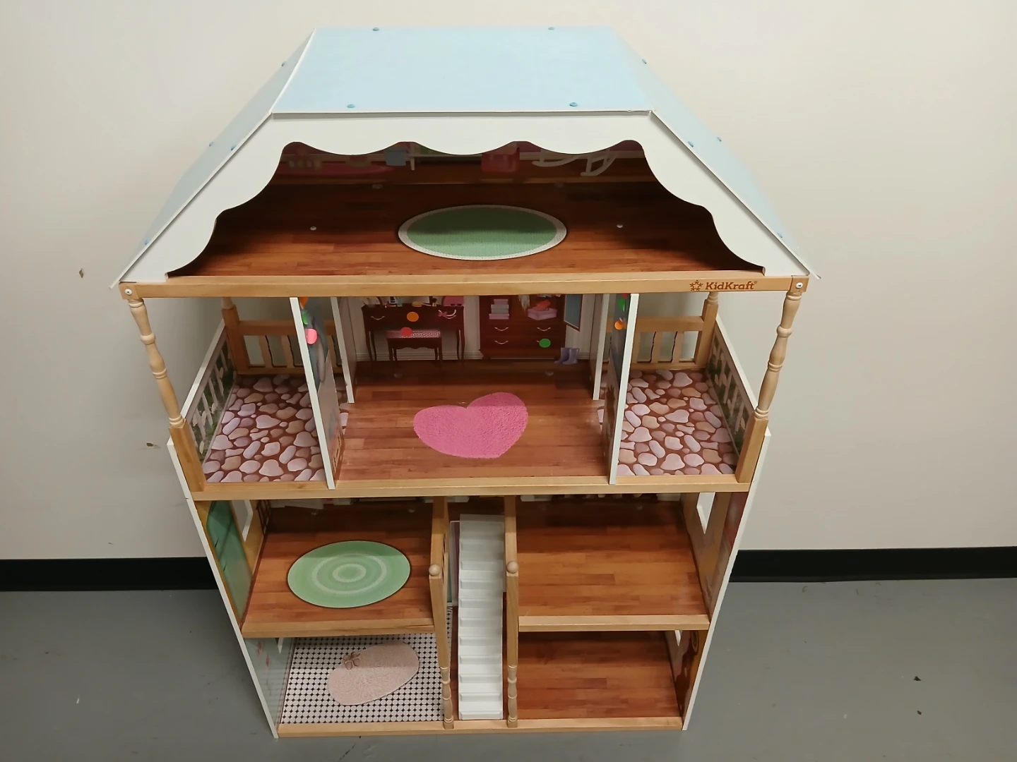 Wooden Dollhouse 4ft H × 36" W ×15" - photo 5