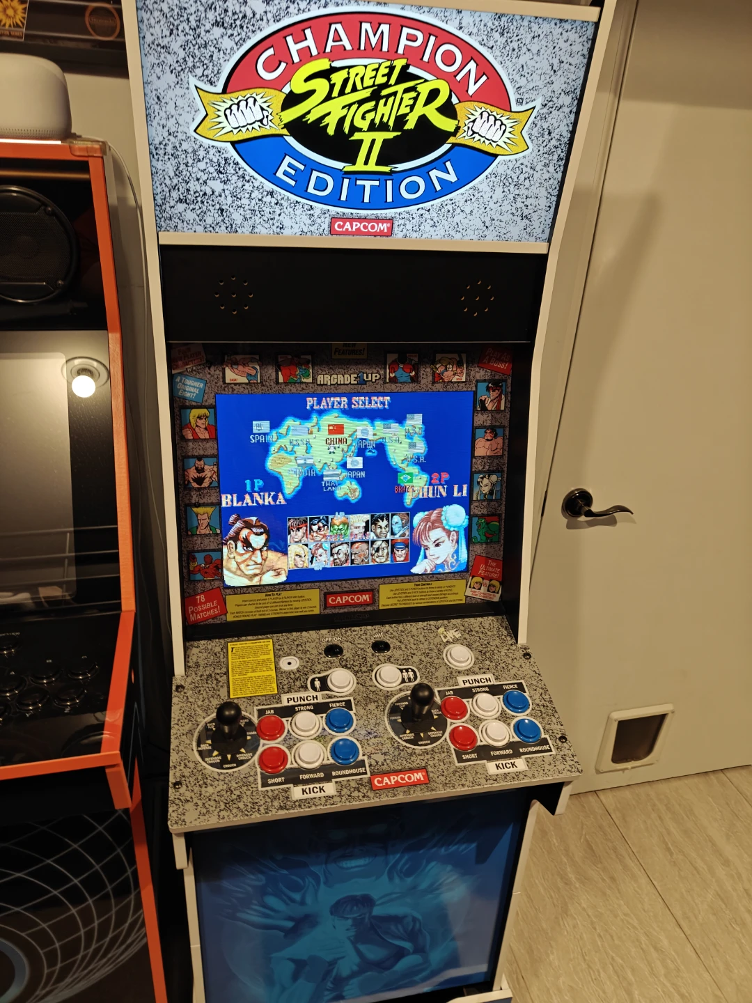 Capcom Champion Street Fighter II Edition Arcade Cabinet