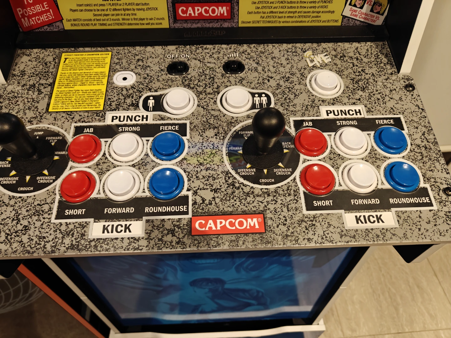 Capcom Champion Street Fighter II Edition Arcade Cabinet - photo 4