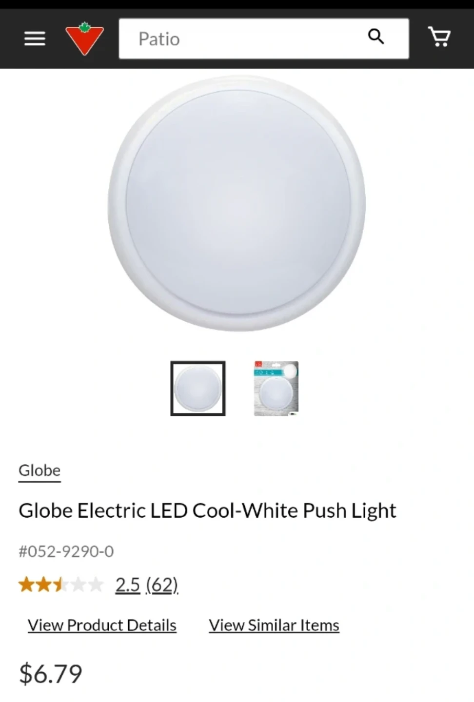 Globe Electric LED Cool-White Push Light - photo 3