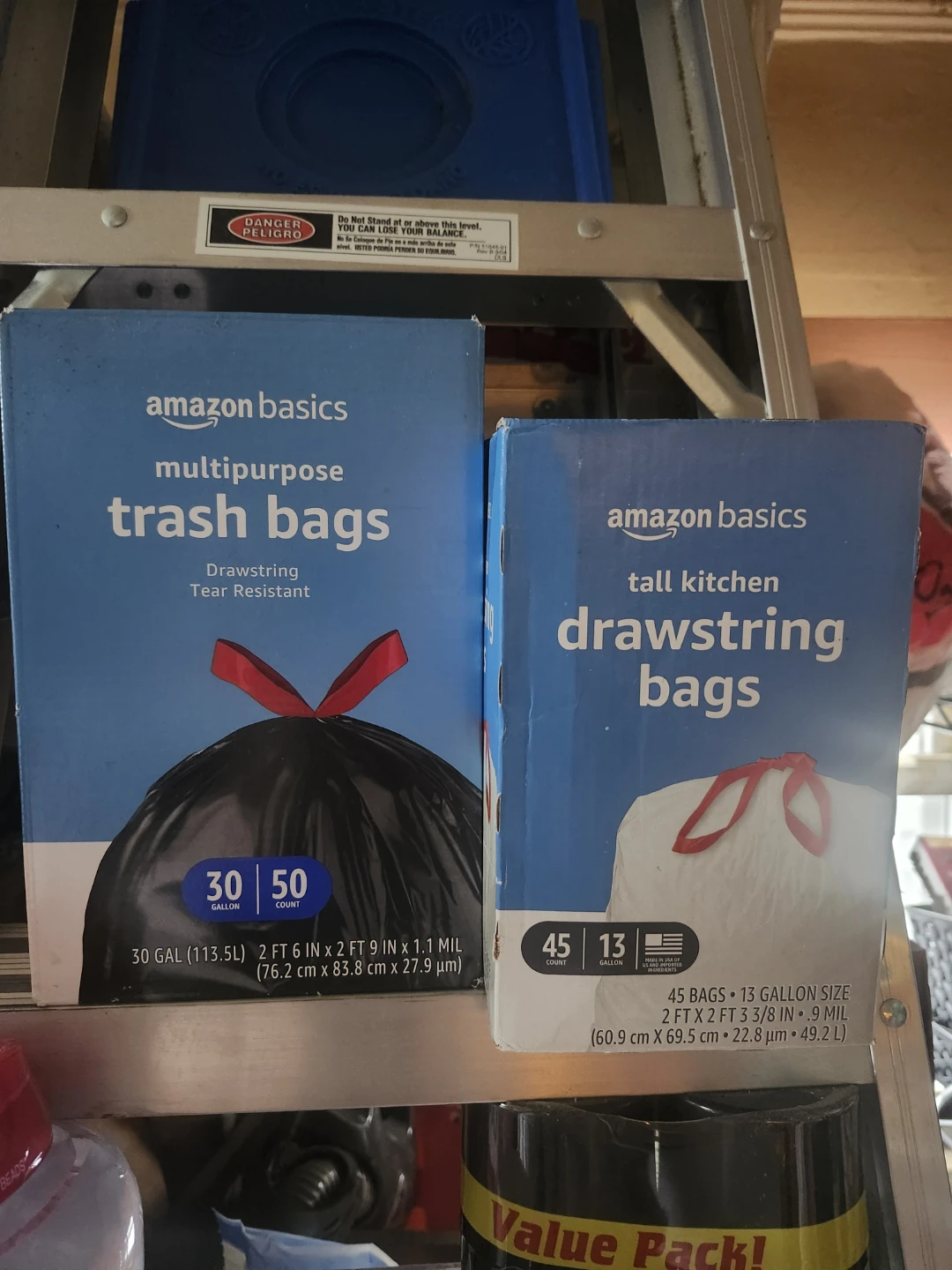 Amazon Basics Multipurpose and Tall Kitchen Trash Bags
