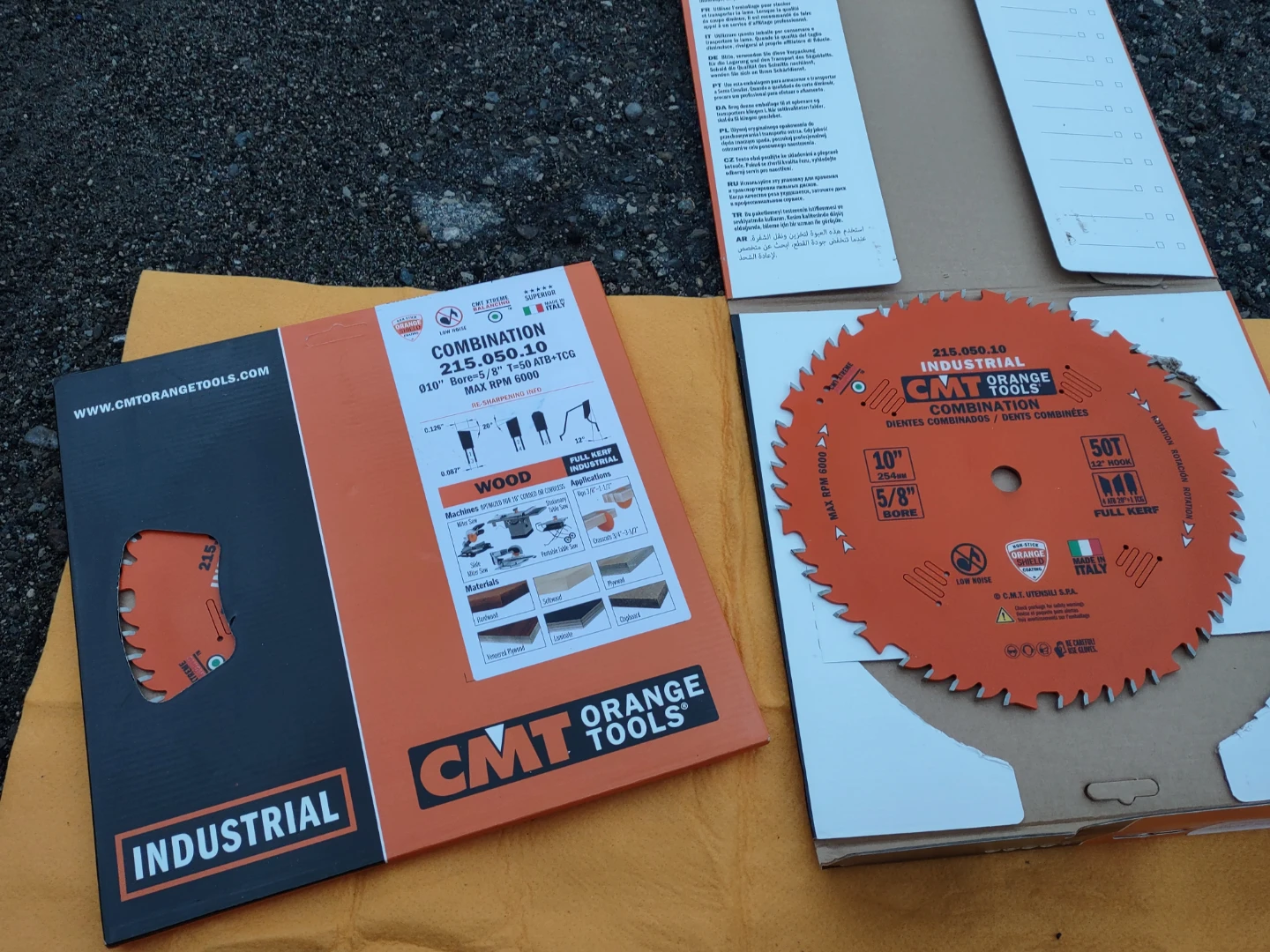 Free delivery 2 pieces CMT Orange Tools Industrial  Saw Blade - photo 3