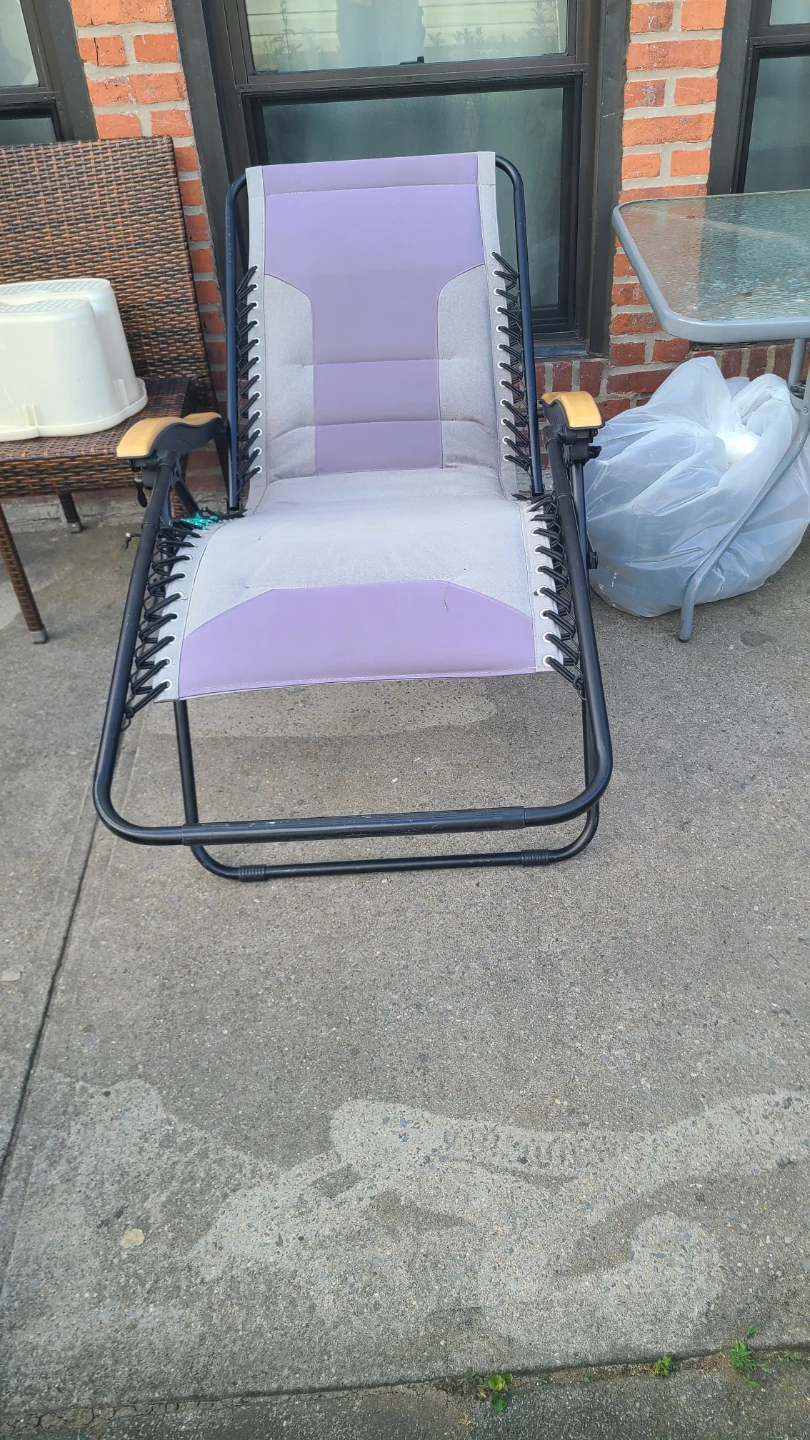 Purple and Gray Zero Gravity Chair - photo 3