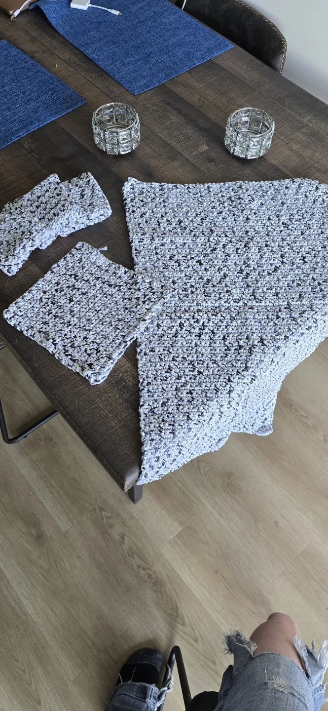 Handmade Crochet dish towel and Dishcloth Set - photo 5