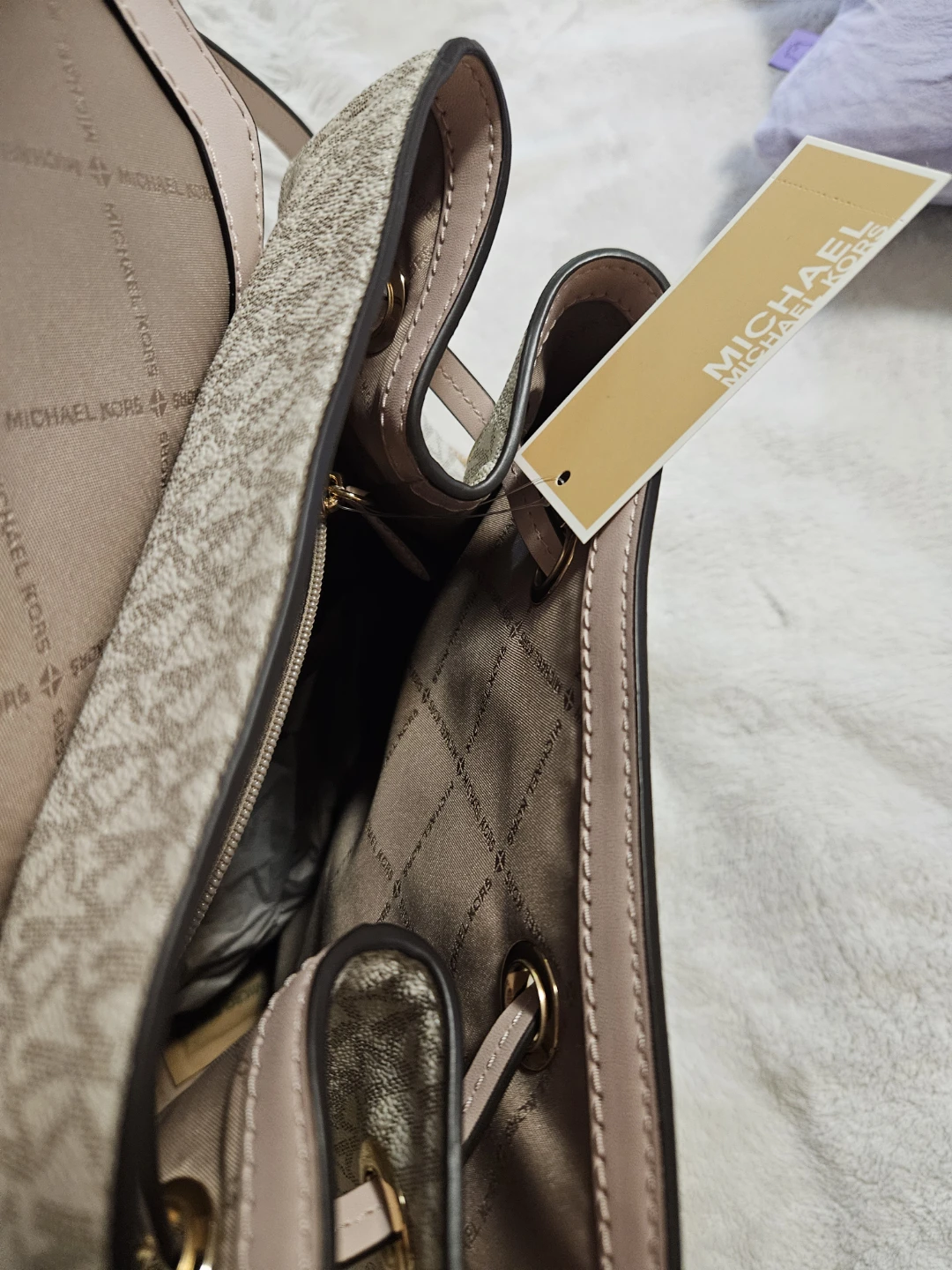 Michael Kors Backpack - Beige/Pink - photo 2