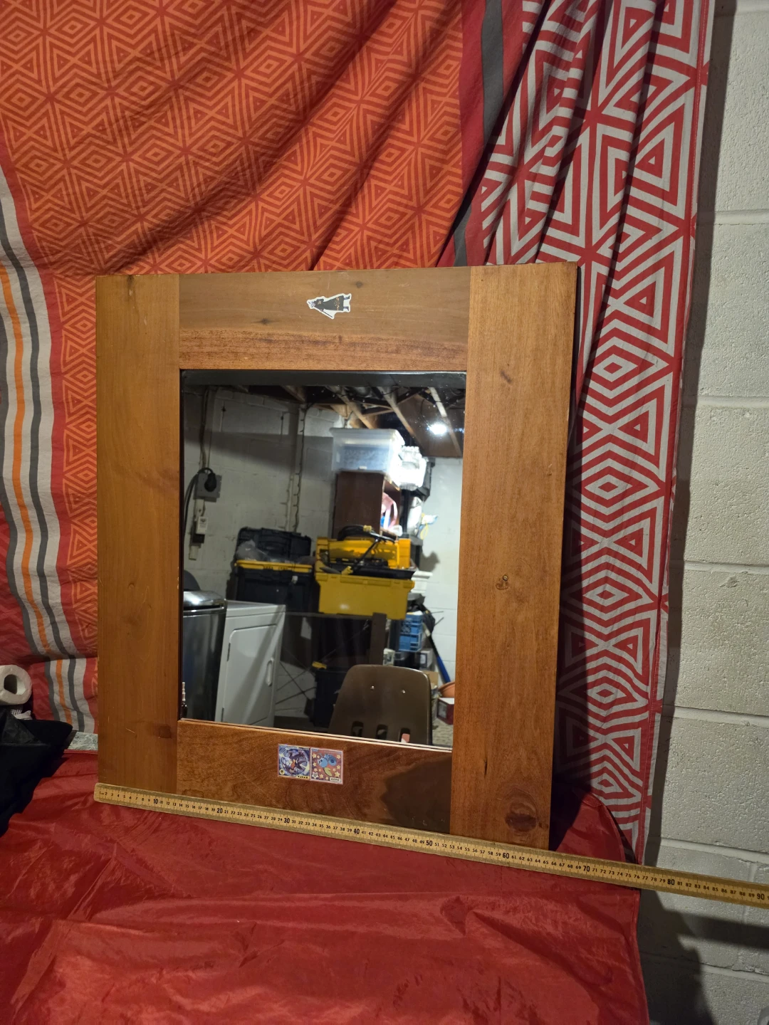Wooden Framed Wall Mirror - photo 3