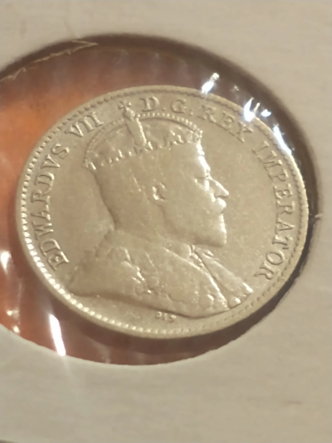 Lovely VF/XF 1910 Canada silver 5 cents Edward VII, KM #13 - photo 4