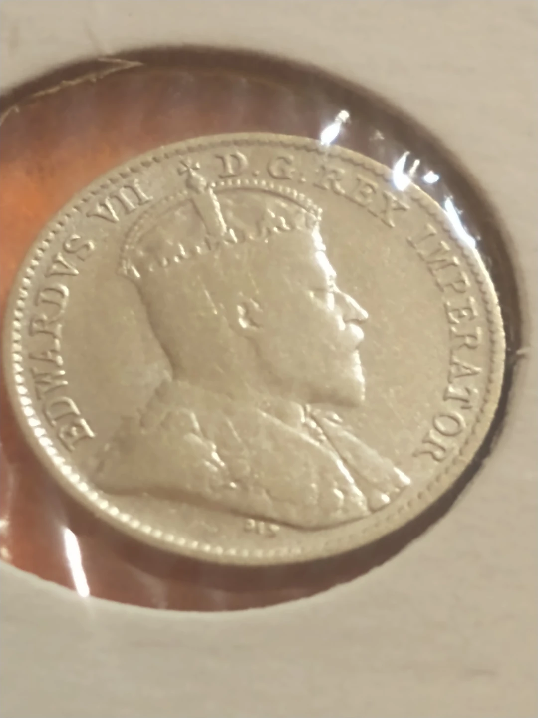 Lovely VF/XF 1910 Canada silver 5 cents Edward VII, KM #13 - photo 5