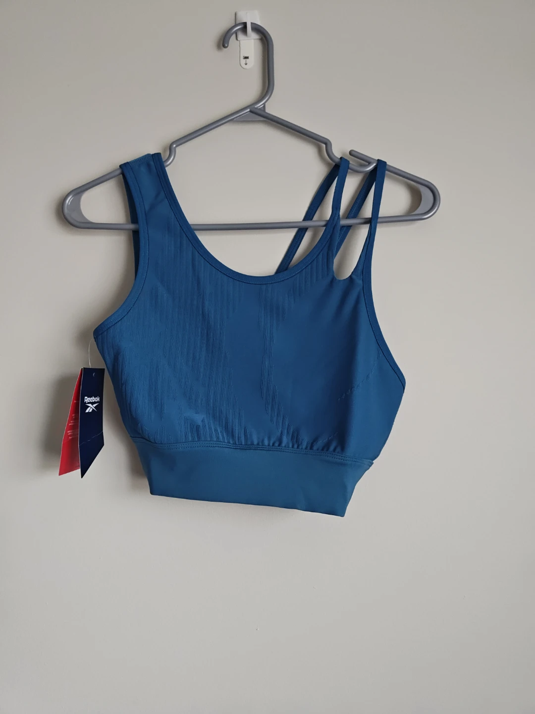 Reebok Knit Training Crop Top Teal