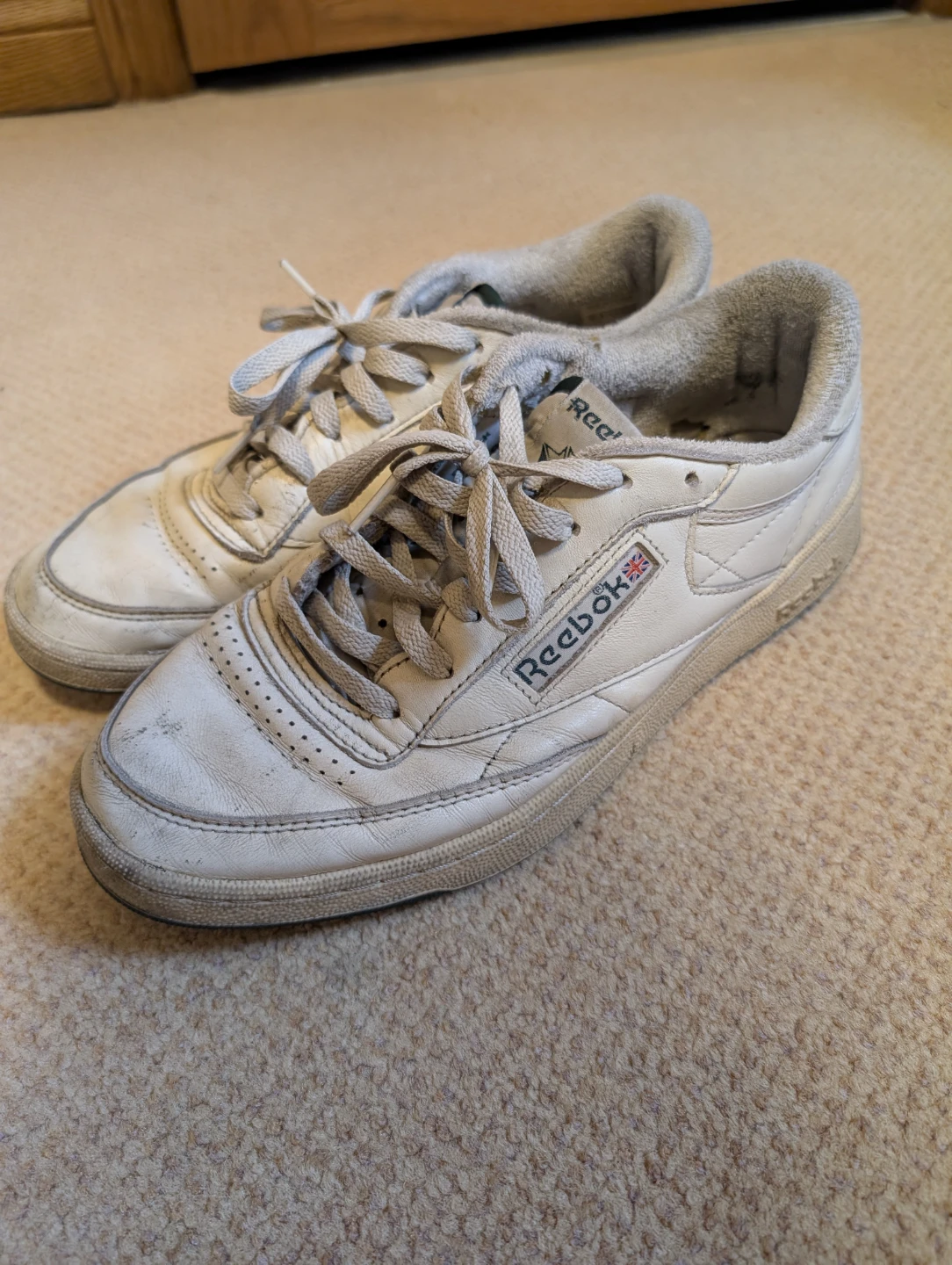 Reebok Club C 85 Vintage Leather Sneakers White Size 9 Men's - photo 3