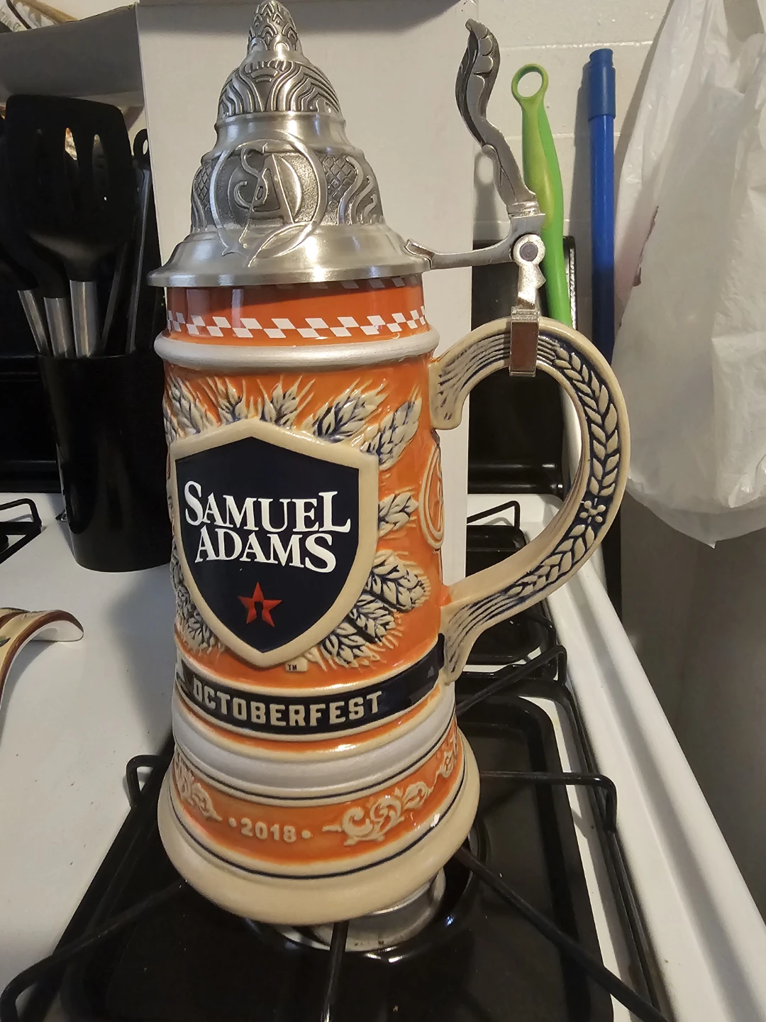 Samuel Adam's beer stien. - photo 2
