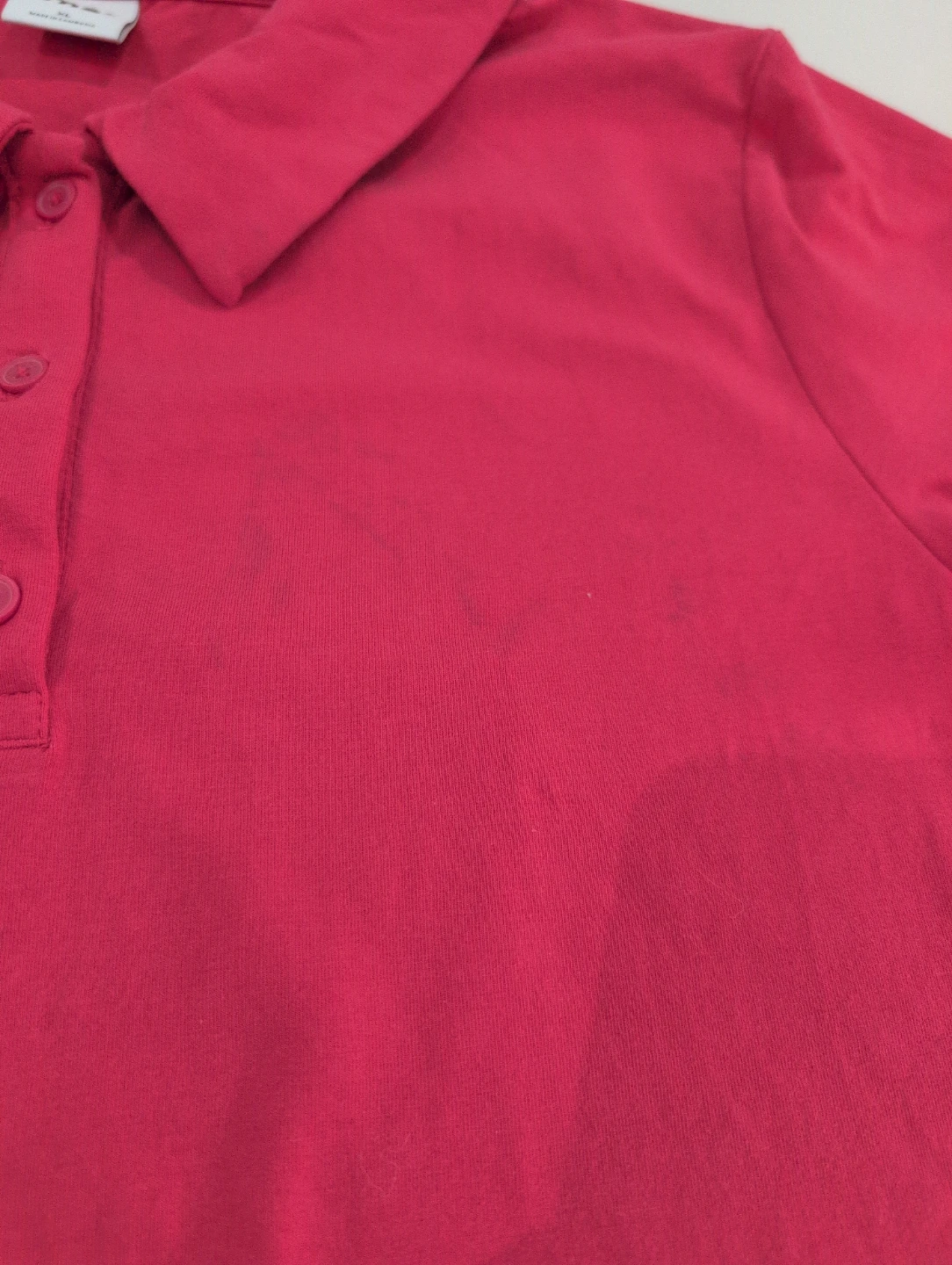 Tna Red/Pink cropped Polo Shirt size L - photo 2